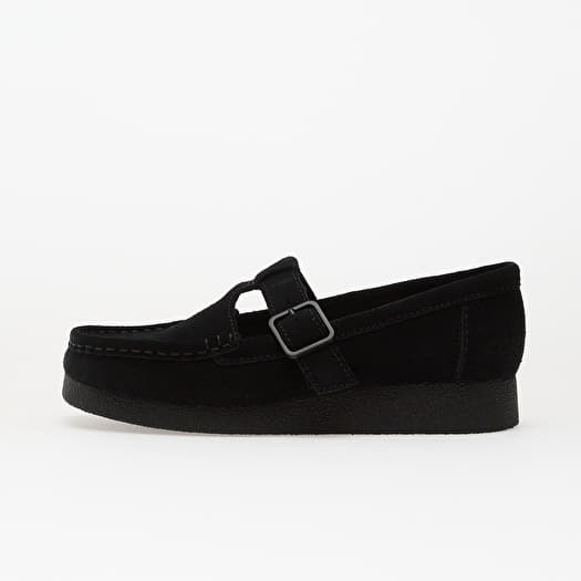 Clarks WallabeeEVOBar Black Suede