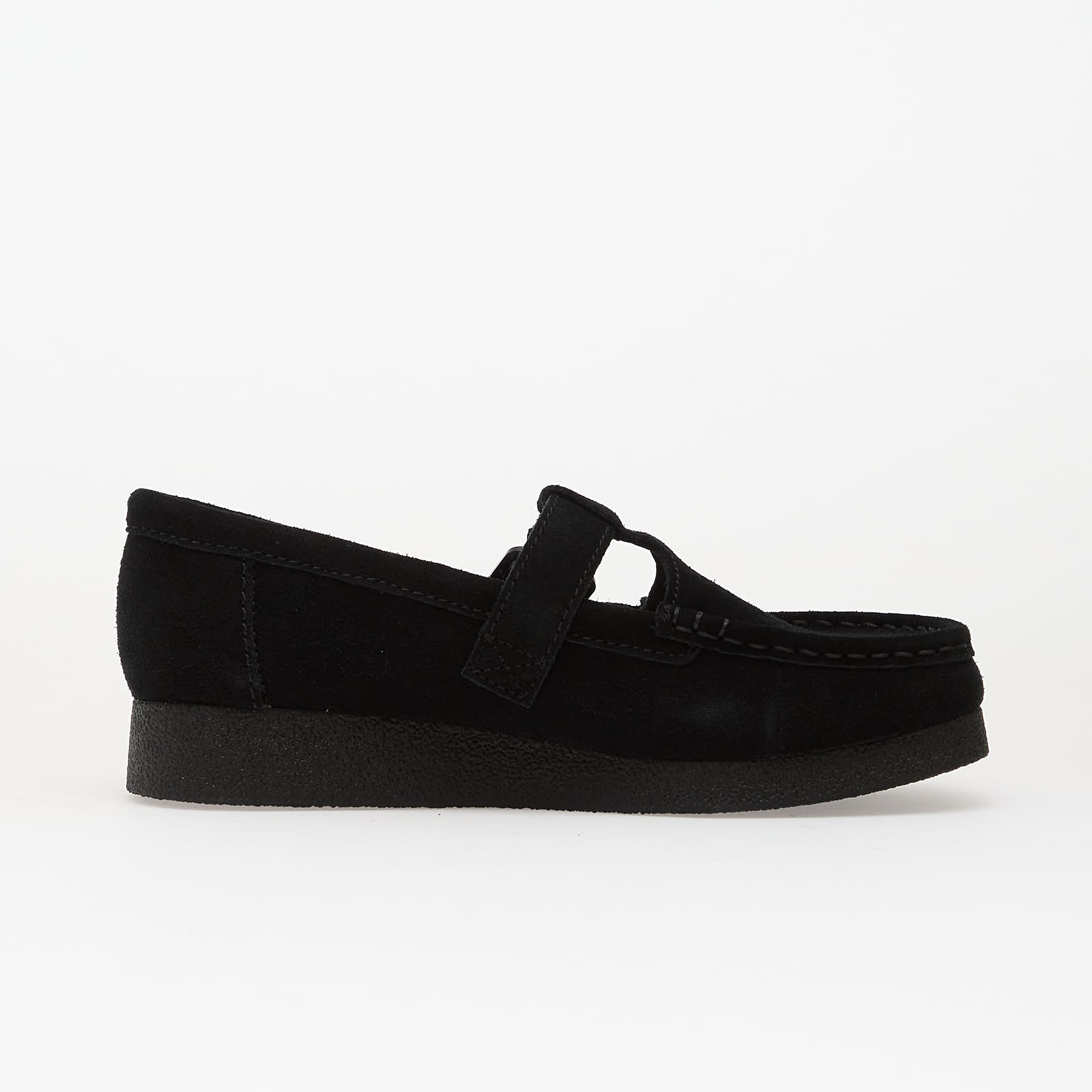 Damesschoenen Clarks WallabeeEVOBar Black Suede