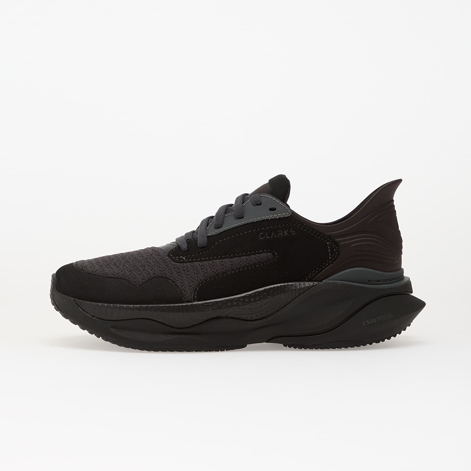Încălțăminte și sneakerși pentru bărbați Clarks Pace Black