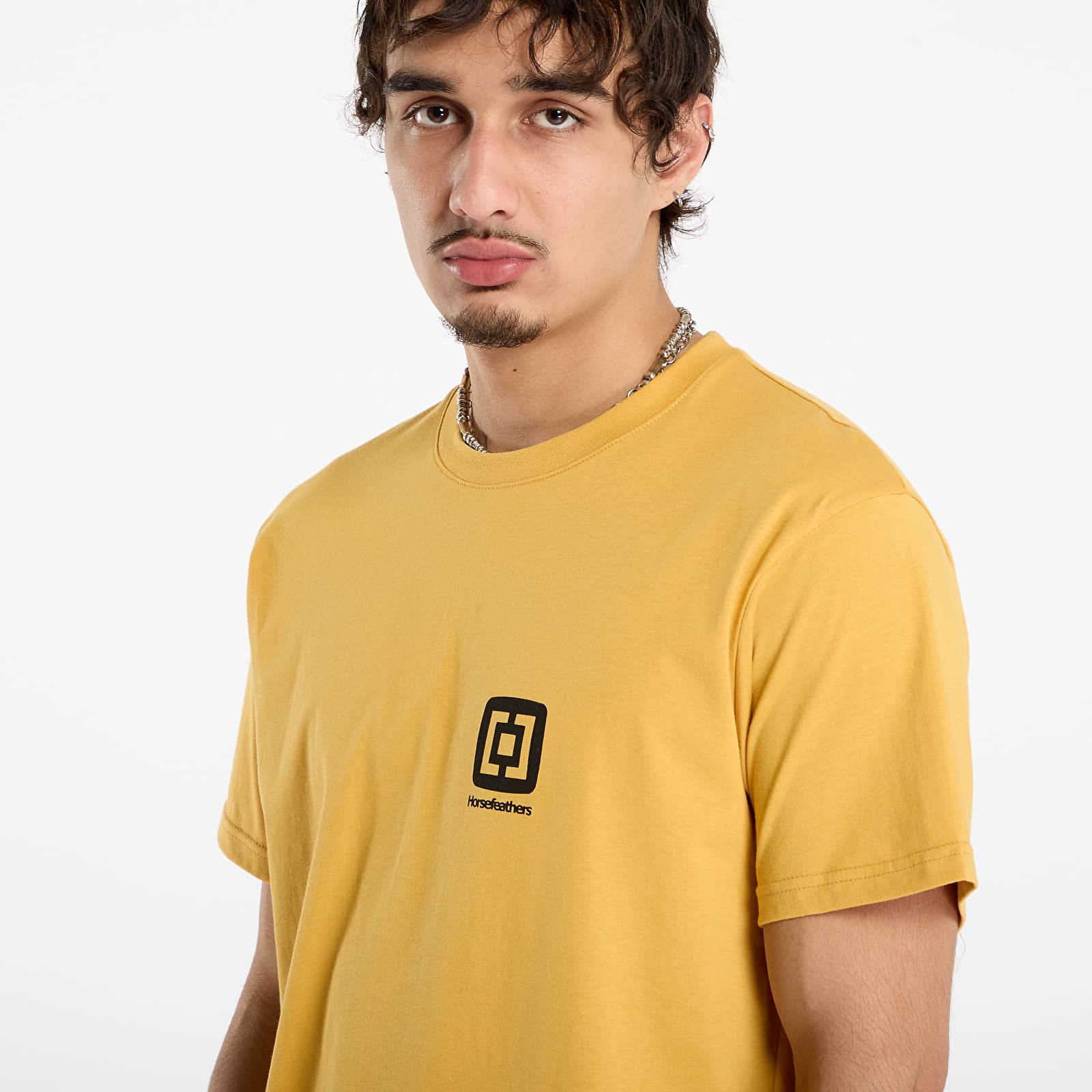 Мъжки тениски Horsefeathers Mini Logo T-Shirt Honey