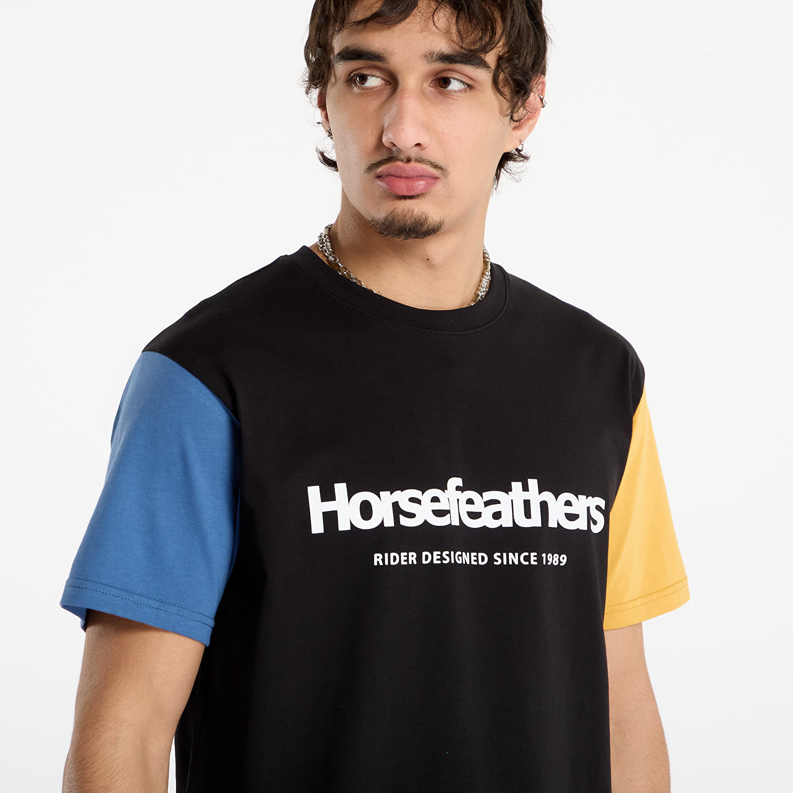 Magliette da uomo Horsefeathers Quarter T-Shirt Multicolor V