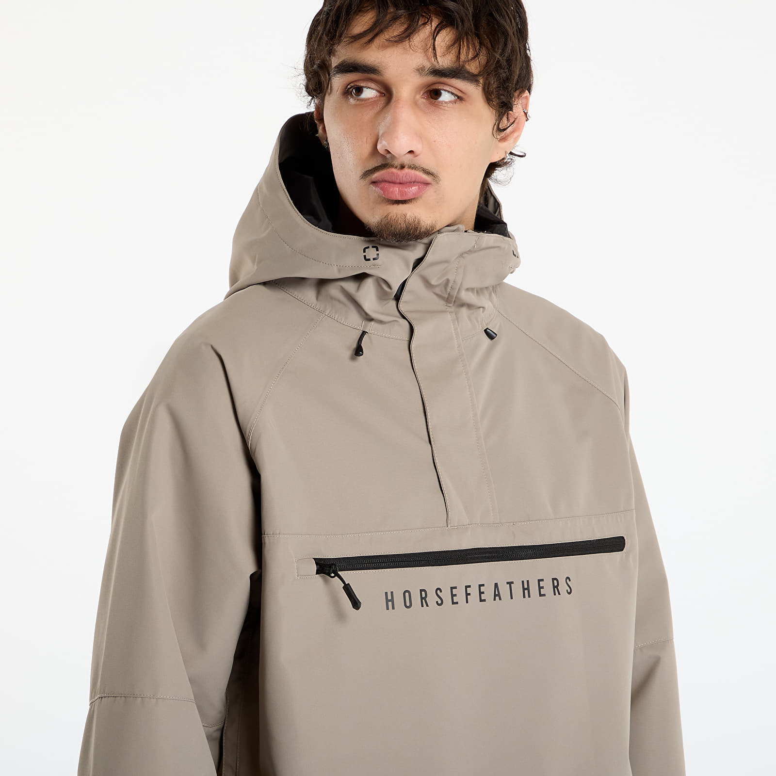 Pánské bundy Horsefeathers Donnie Jacket Taupe