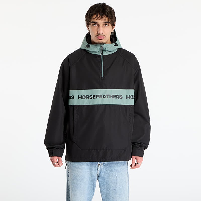 Horsefeathers Gordie Jacket Black/ Iceberg Green