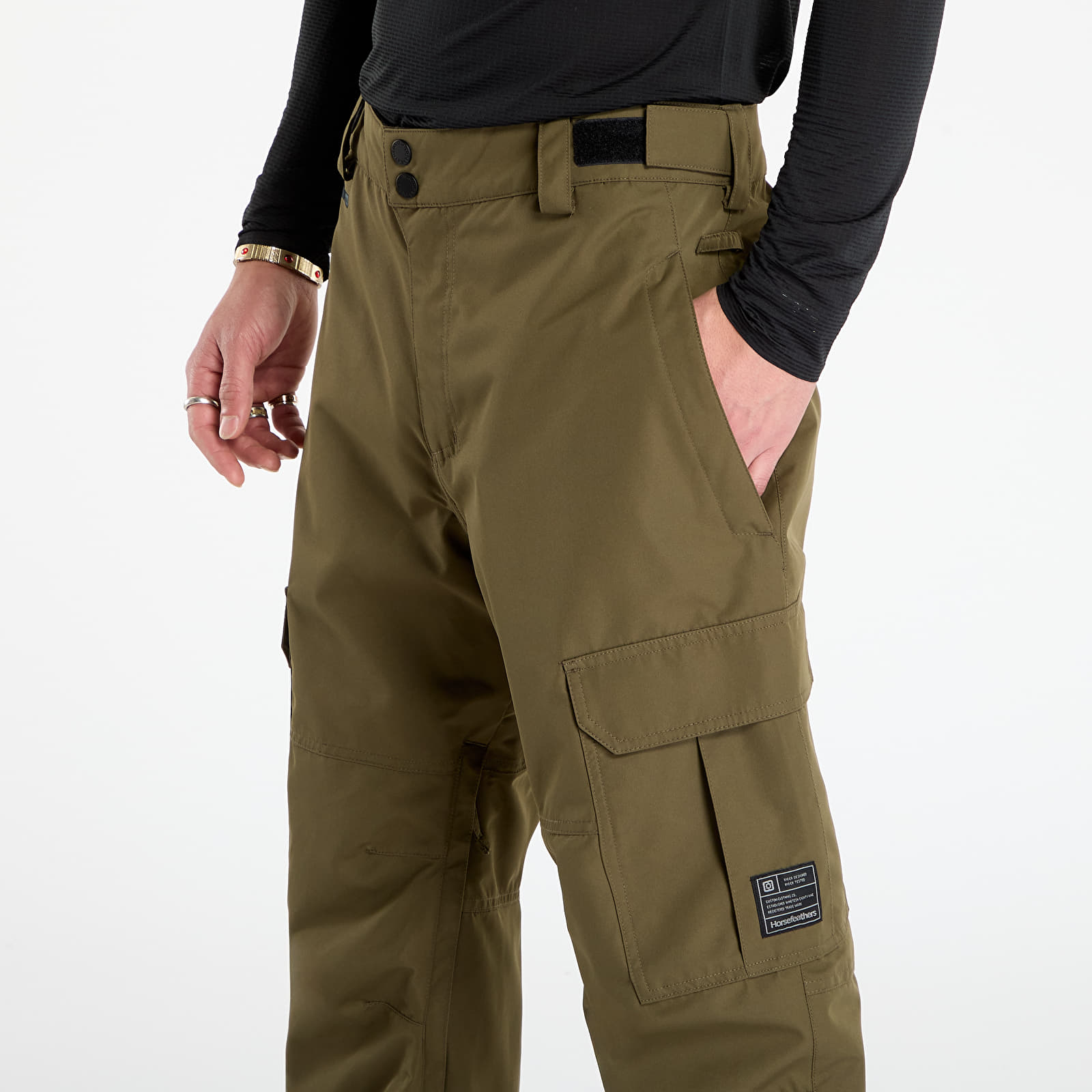 Men's trousers Horsefeathers Rowen Pants Olive Night
