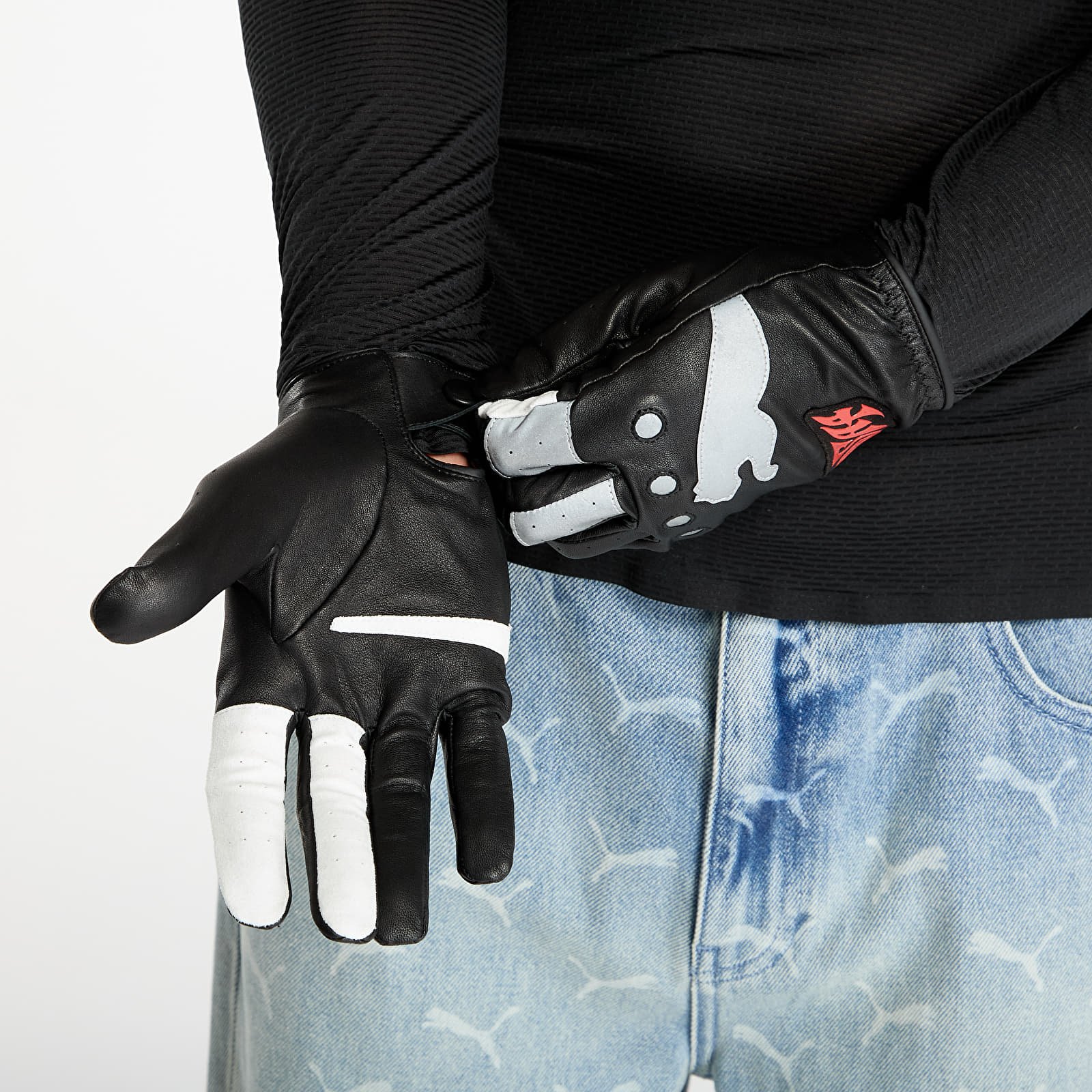 Handskar PUMA x A$AP ROCKY Driving Gloves PUMA Black/ Fierce Red/ PUMA White