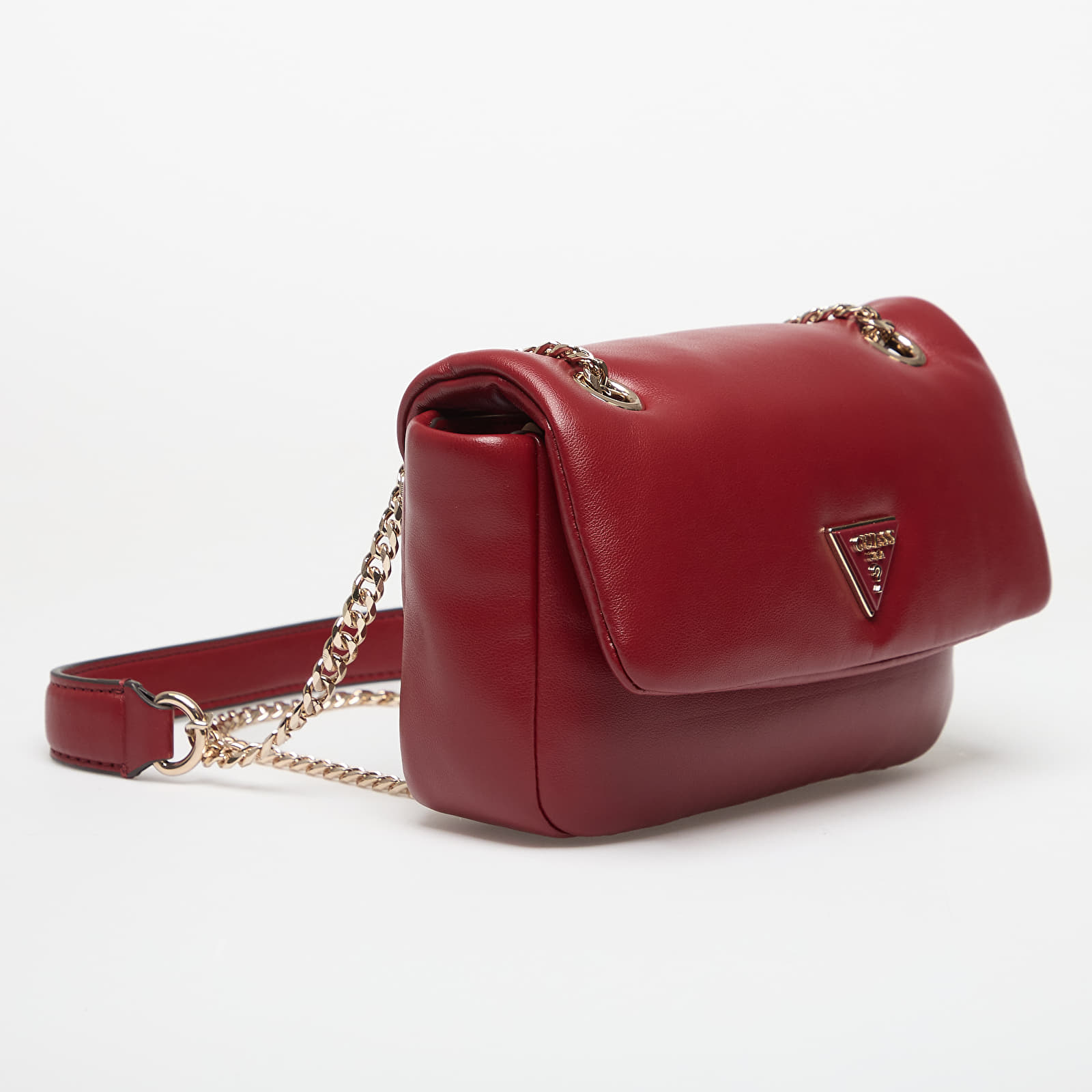 Kabelky GUESS Sunetra Mini CConvertible Crossbody Flap Red