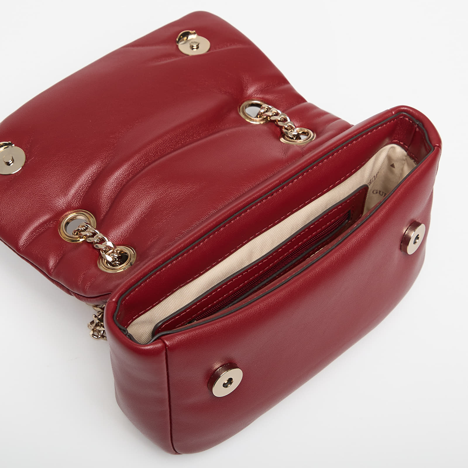 Kabelky GUESS Sunetra Mini CConvertible Crossbody Flap Red