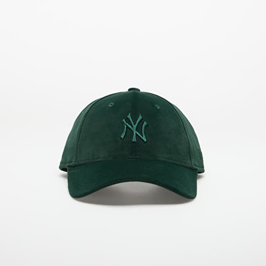 Кепка New Era New York Yankees Womens MLB Velour 9FORTY Adjustable Cap Dark Green