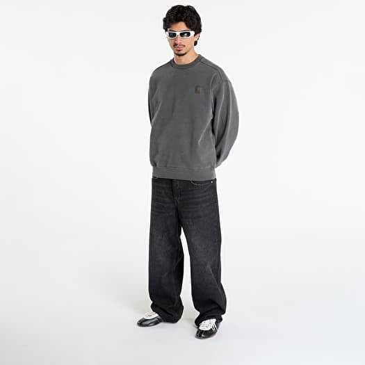 Carhartt WIP Vista Sweat UNISEX Black Garment Dyed | Queens