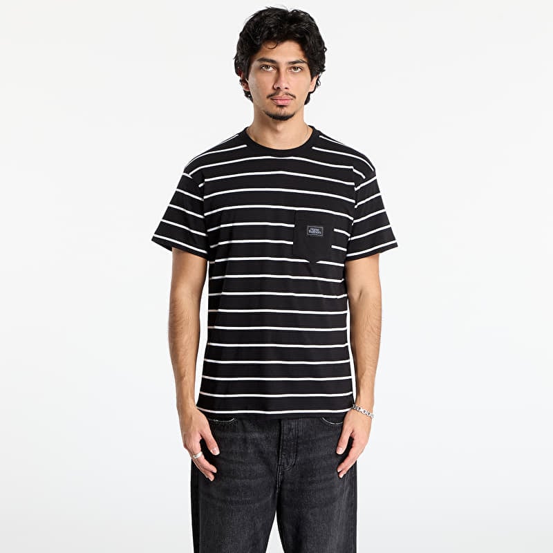 Tričko Horsefeathers Alpha T-Shirt Black Stripes
