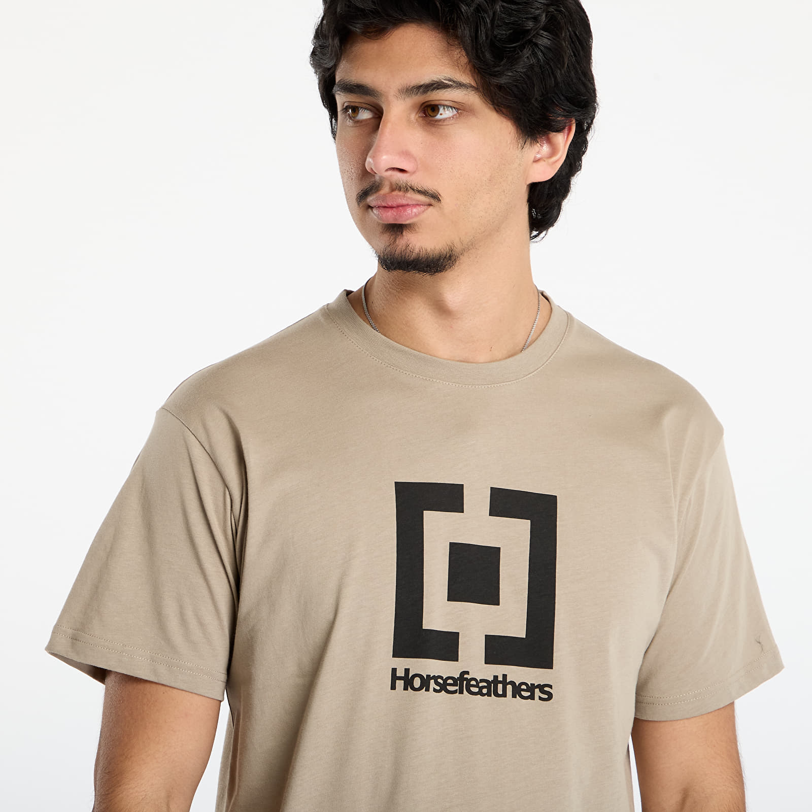 Pánská trička Horsefeathers Base T-Shirt Taupe