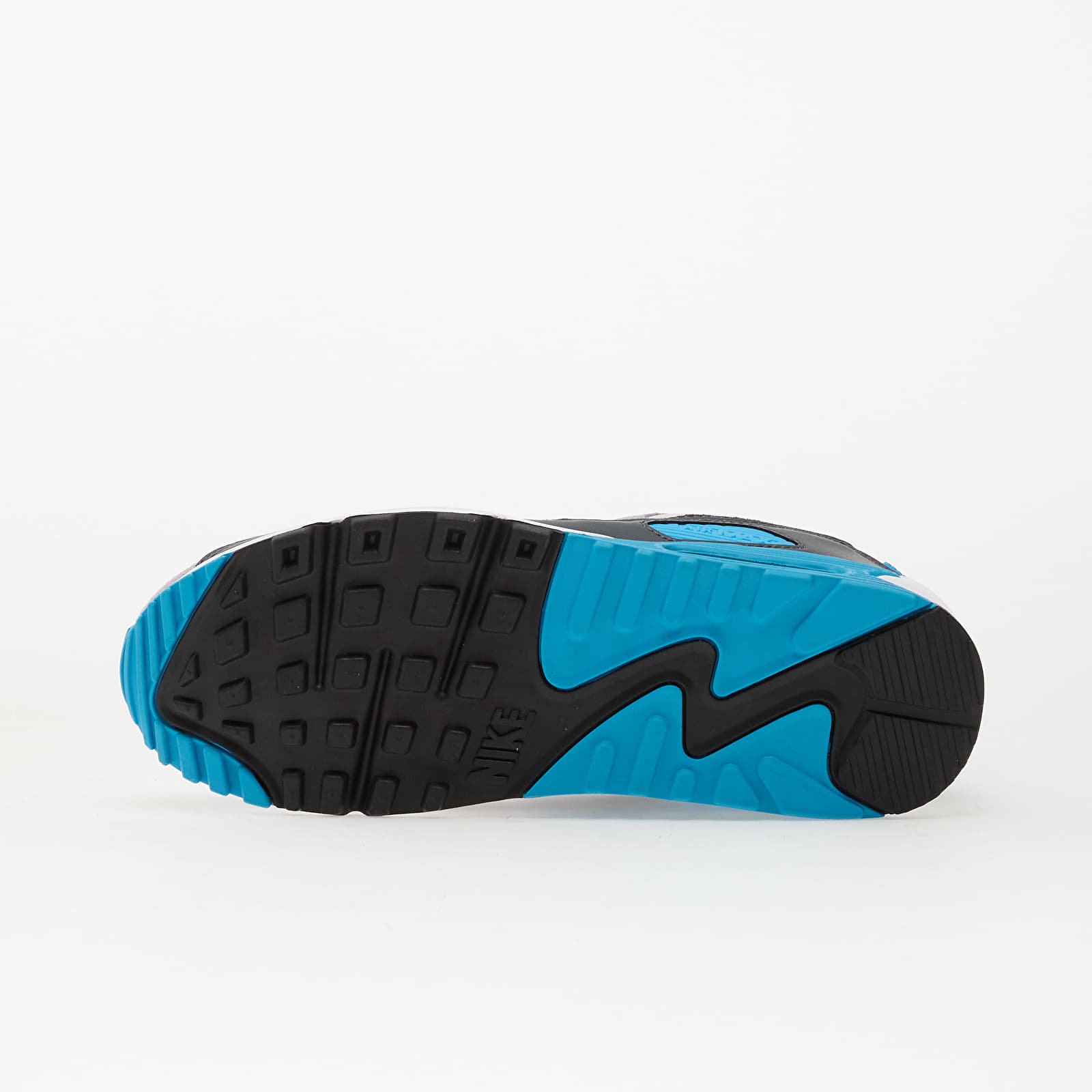 Scarpe uomo Nike Air Max 90 Platinum Tint/ Iron Grey-Blue Lightning