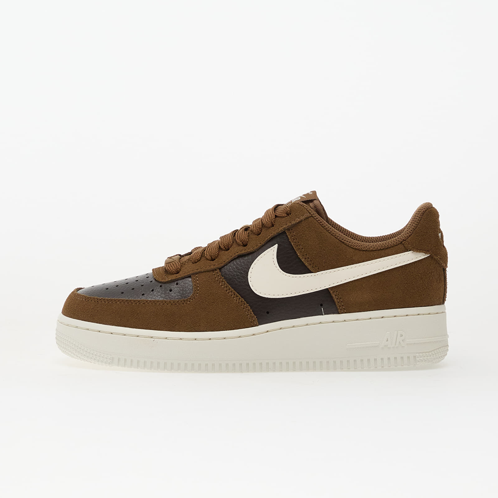 Încălțăminte și sneakerși pentru femei Nike Wmns Air Force 1 '07 Mosswood Brown/ Sail-Velvet Brown
