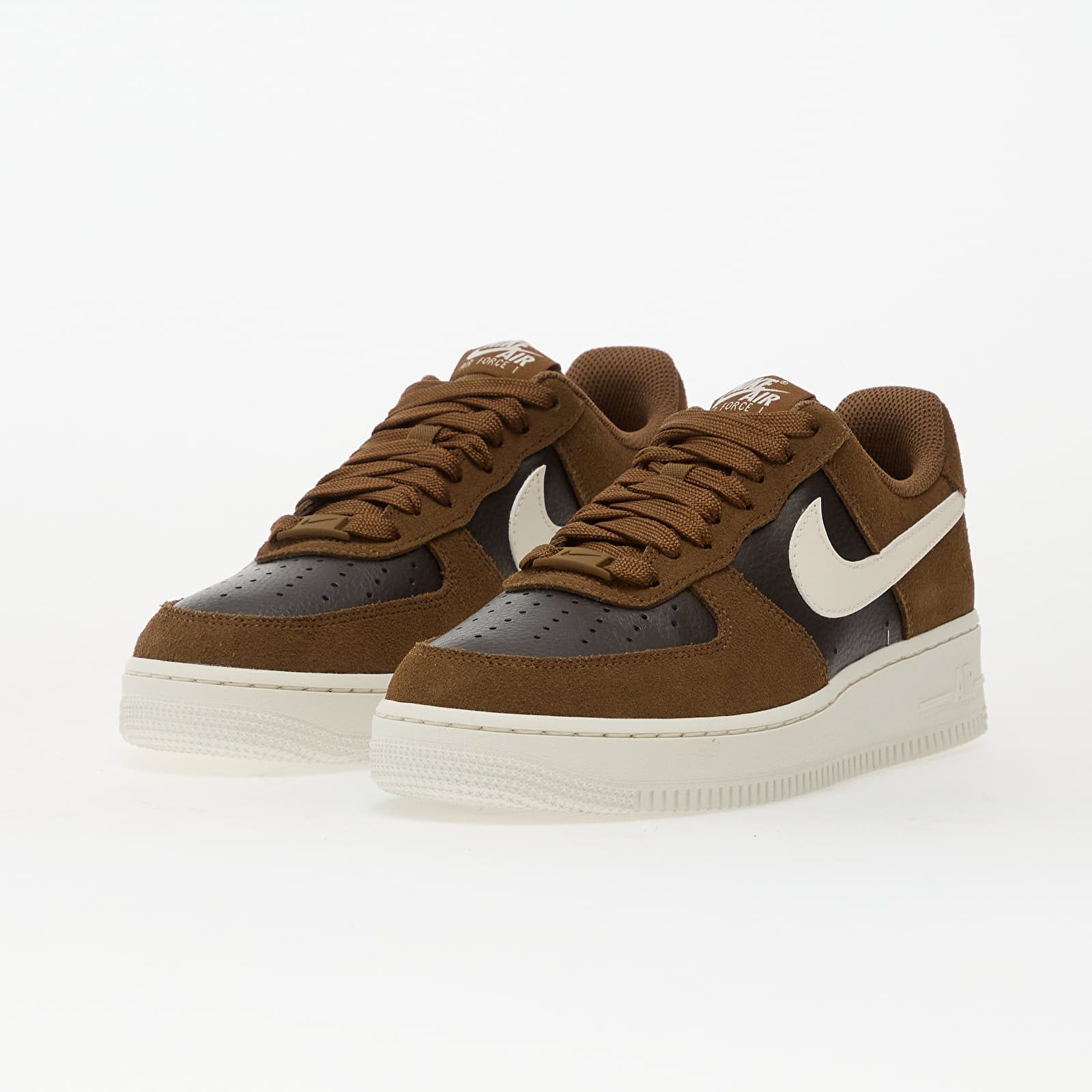 Încălțăminte și sneakerși pentru femei Nike Wmns Air Force 1 '07 Mosswood Brown/ Sail-Velvet Brown