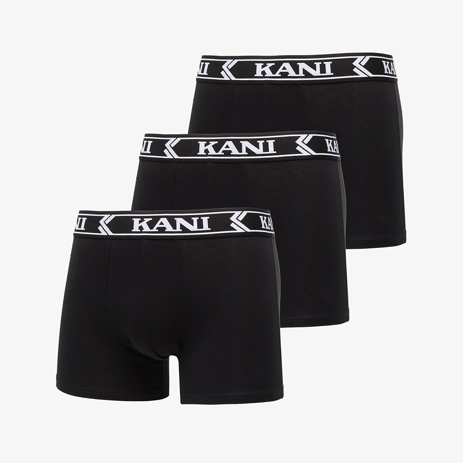 Boxeri Karl Kani Retro Tape 3 Pack Boxer Briefs Black XL