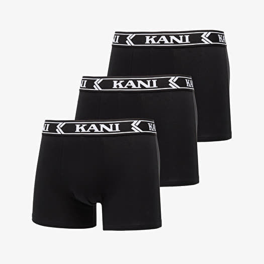 Boksershorts Karl Kani Retro Tape 3 Pack Boxer Briefs Black