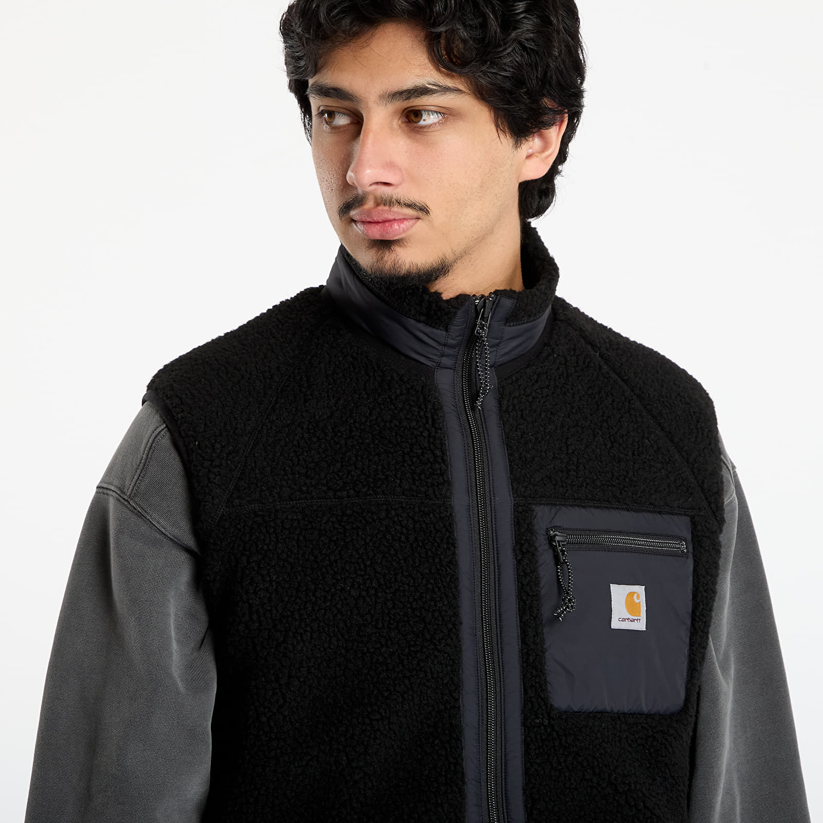 Veste pentru bărbați Carhartt WIP Prentis Vest Liner UNISEX Black/ Black