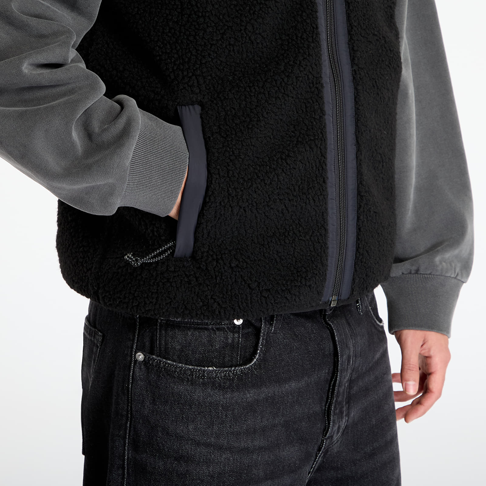 Veste pentru bărbați Carhartt WIP Prentis Vest Liner UNISEX Black/ Black