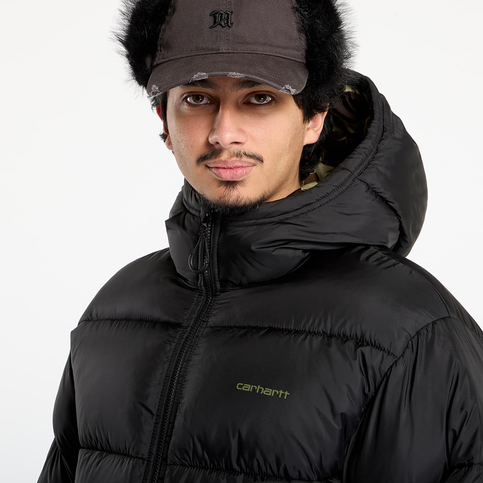 Jakker til mænd Carhartt WIP Toronto Jacket UNISEX Black/ Camo Duck/ Green