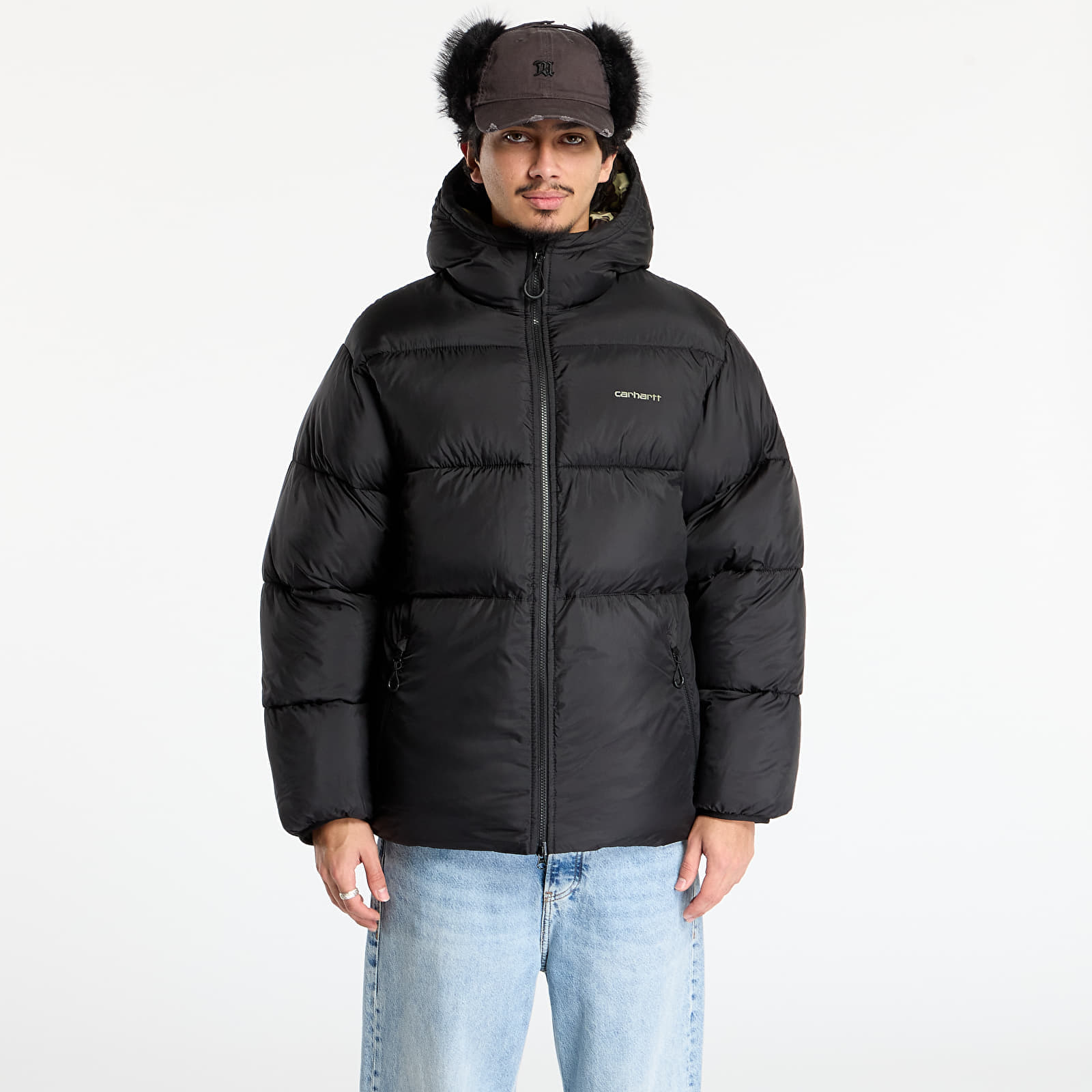 Jachetă Carhartt WIP Toronto Jacket UNISEX Black/ Camo Duck/ Green M