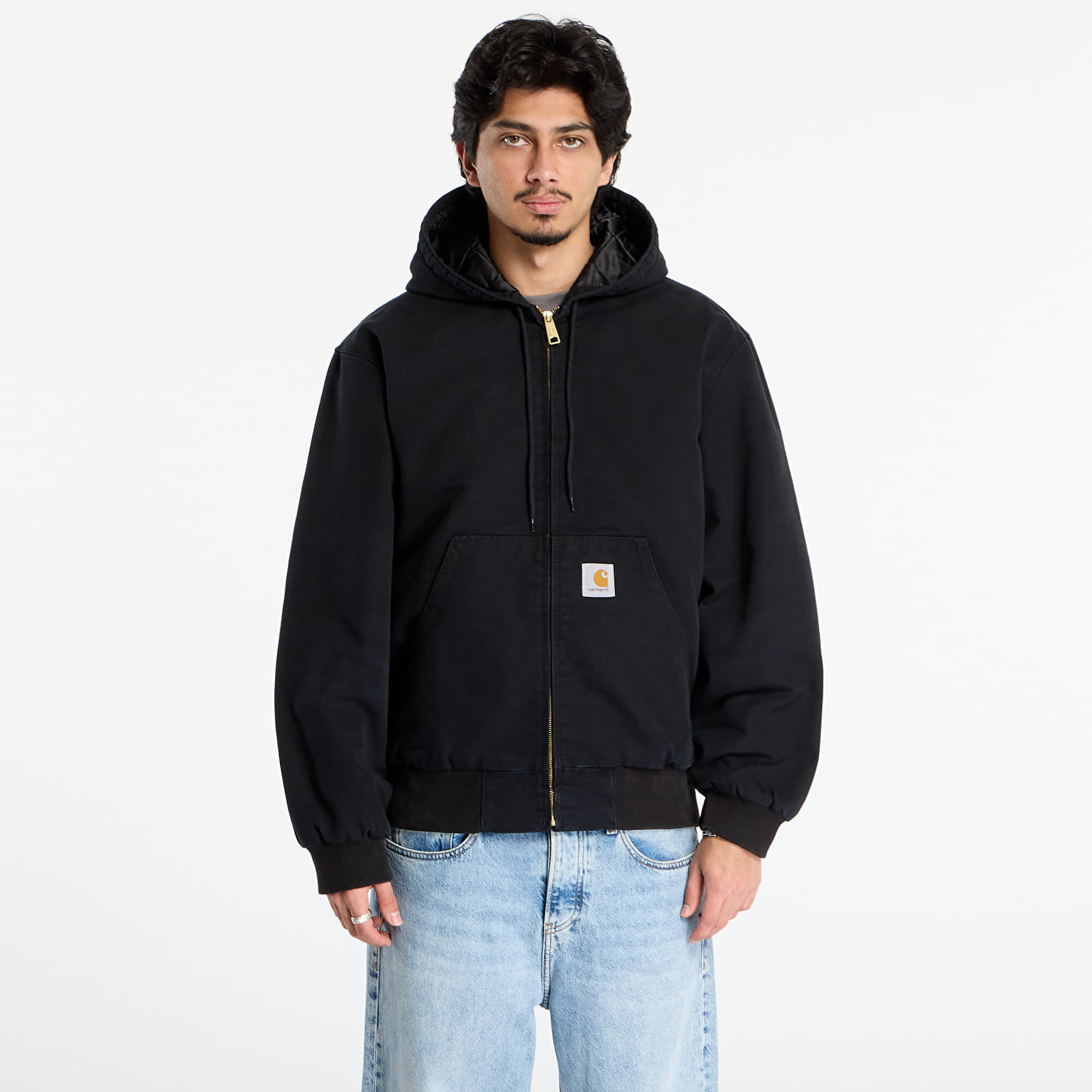 Jachetă Carhartt WIP OG Active Jacket UNISEX Black Stone Canvas XS