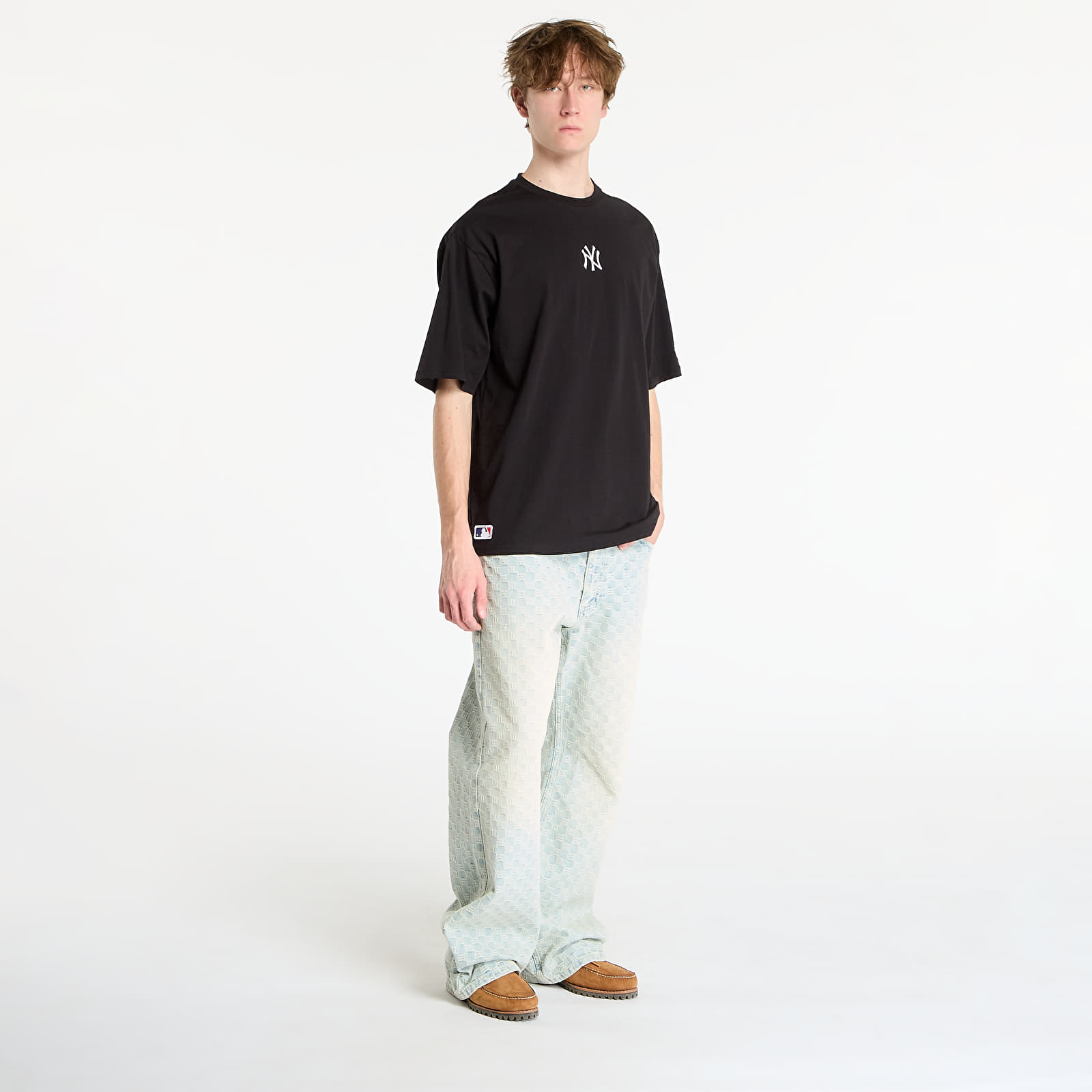 Мъжки тениски New Era MLB New York Yankees Nos Le Midi Tee UNISEX Black