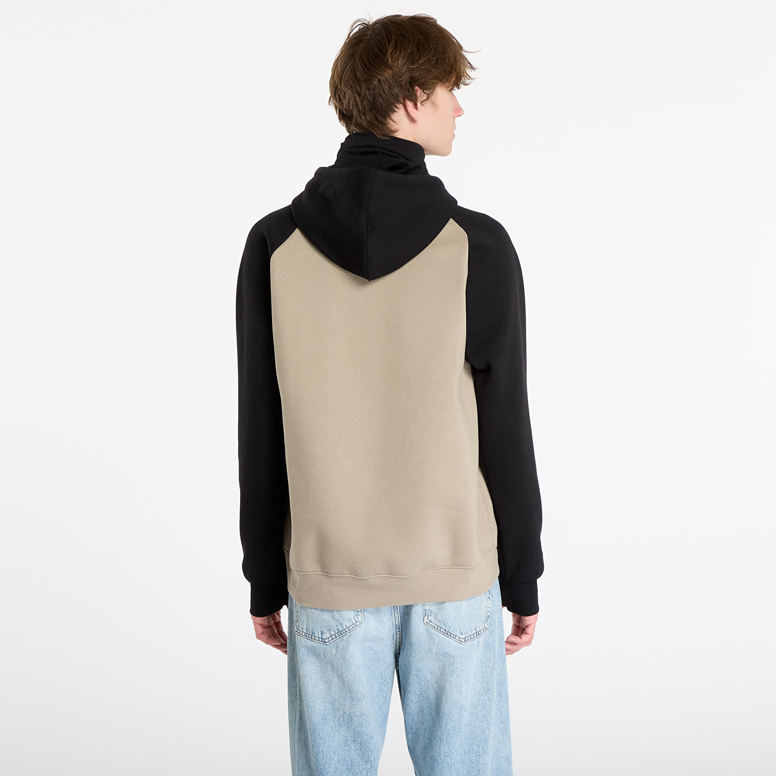 Mikiny Horsefeathers Sherman Sweatshirt Black/ Taupe