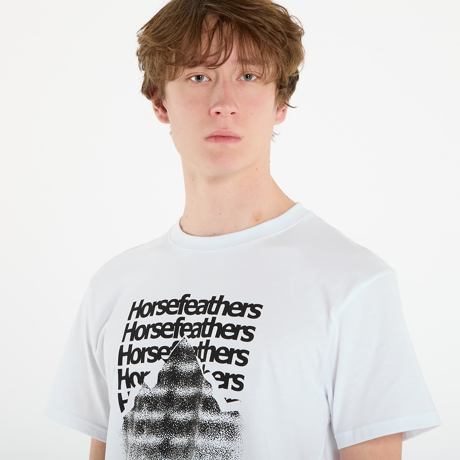 Férfi pólok Horsefeathers Focus T-Shirt White