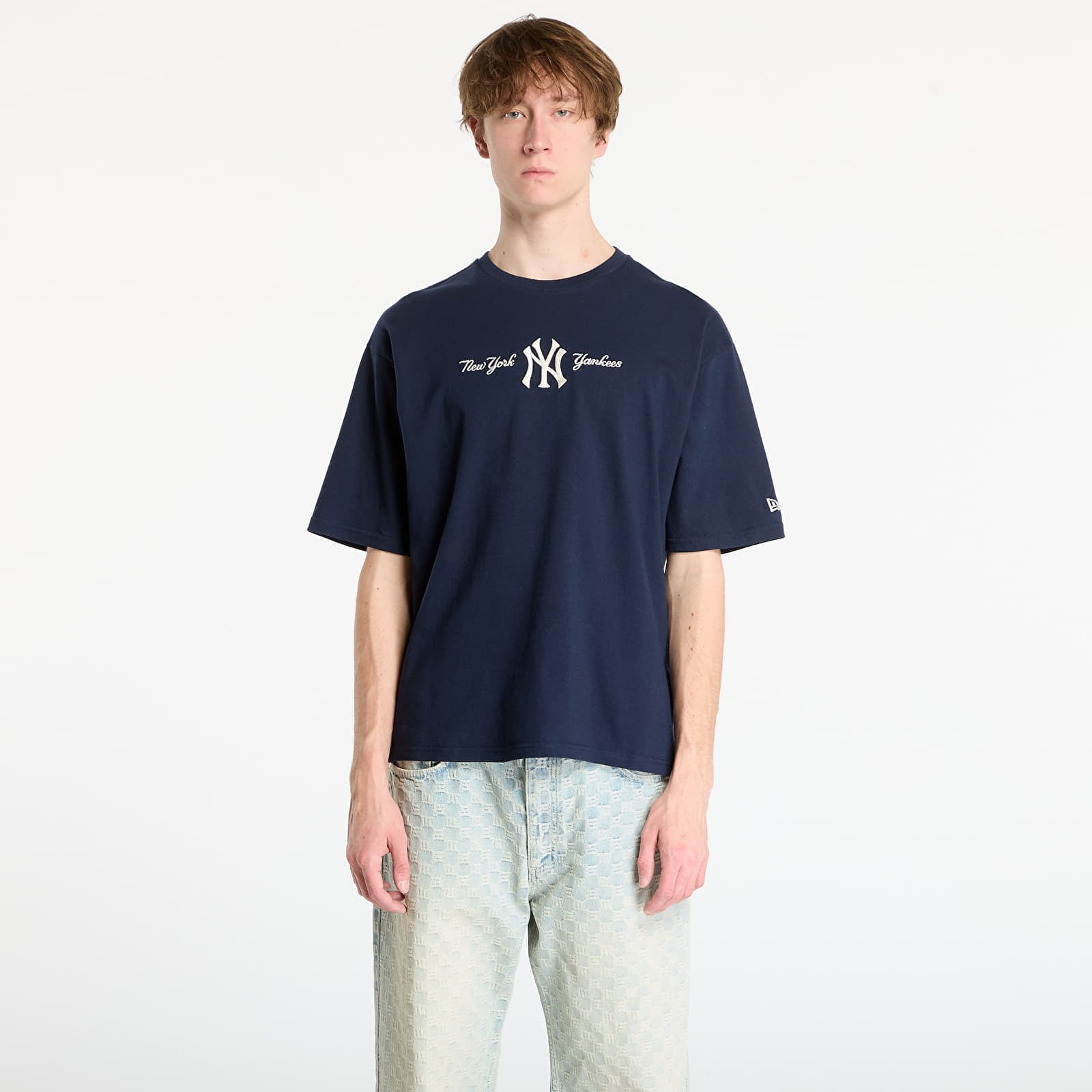 Tricou New Era MLB New York Yankees Graphic Tee UNISEX Night Shift Navy S