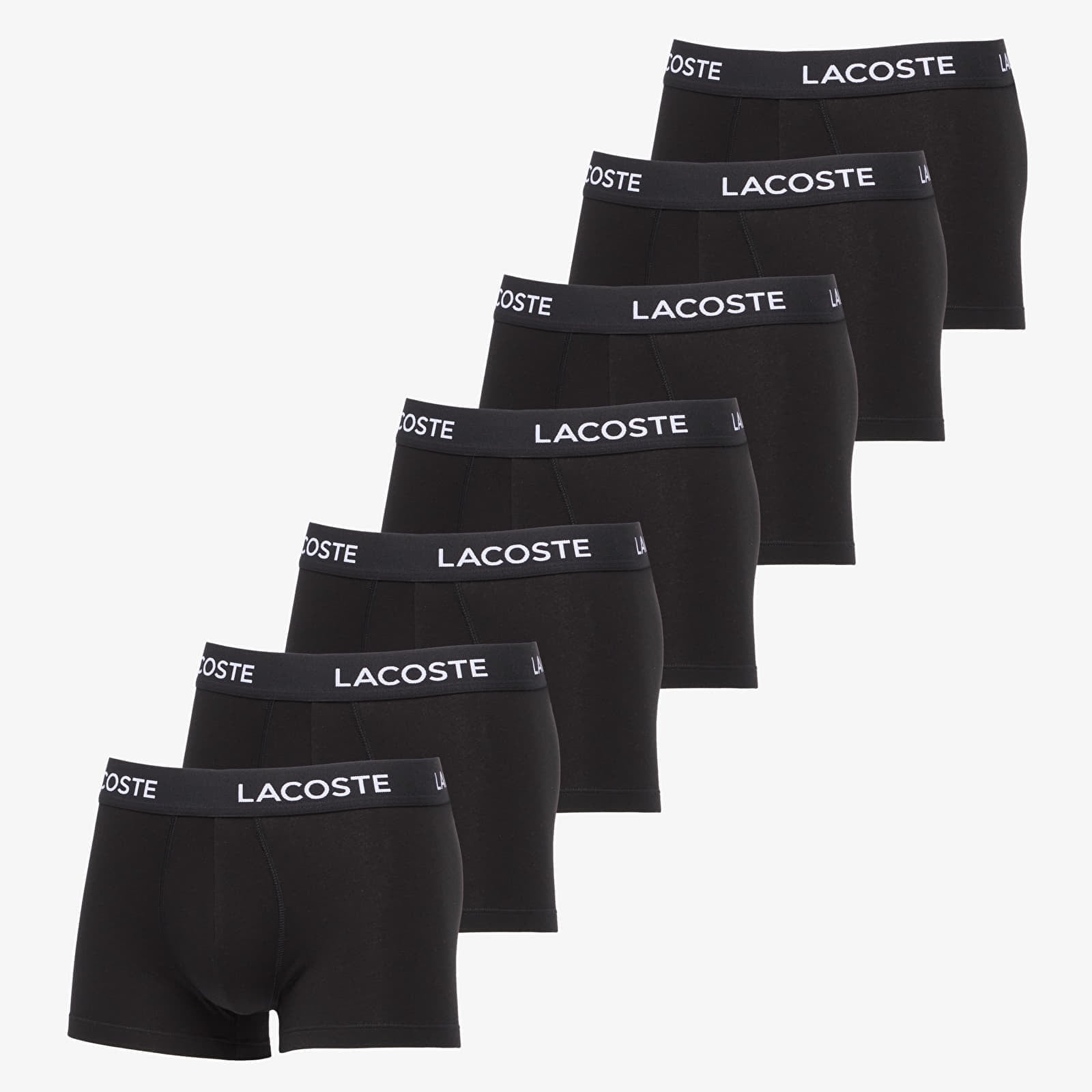 LACOSTE Trunks Underwear Black 7-Pack M