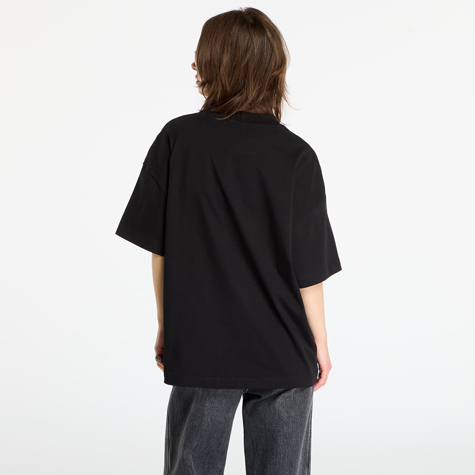 Miesten T-paidat Carhartt WIP S/S Signature Script T-Shirt UNISEX Black/ White