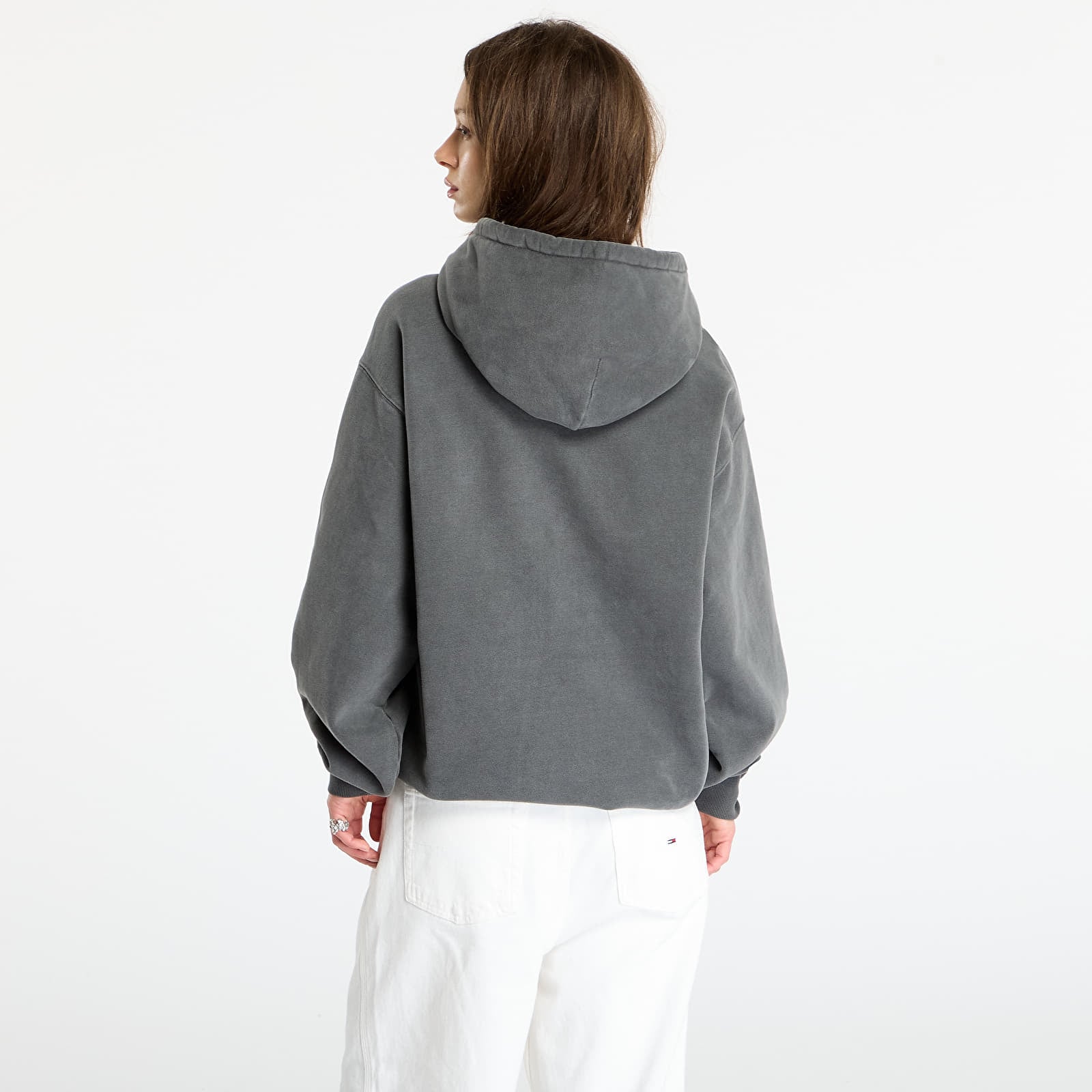 Dukserice Carhartt WIP Hooded Vista Sweat UNISEX Black Garment Dyed