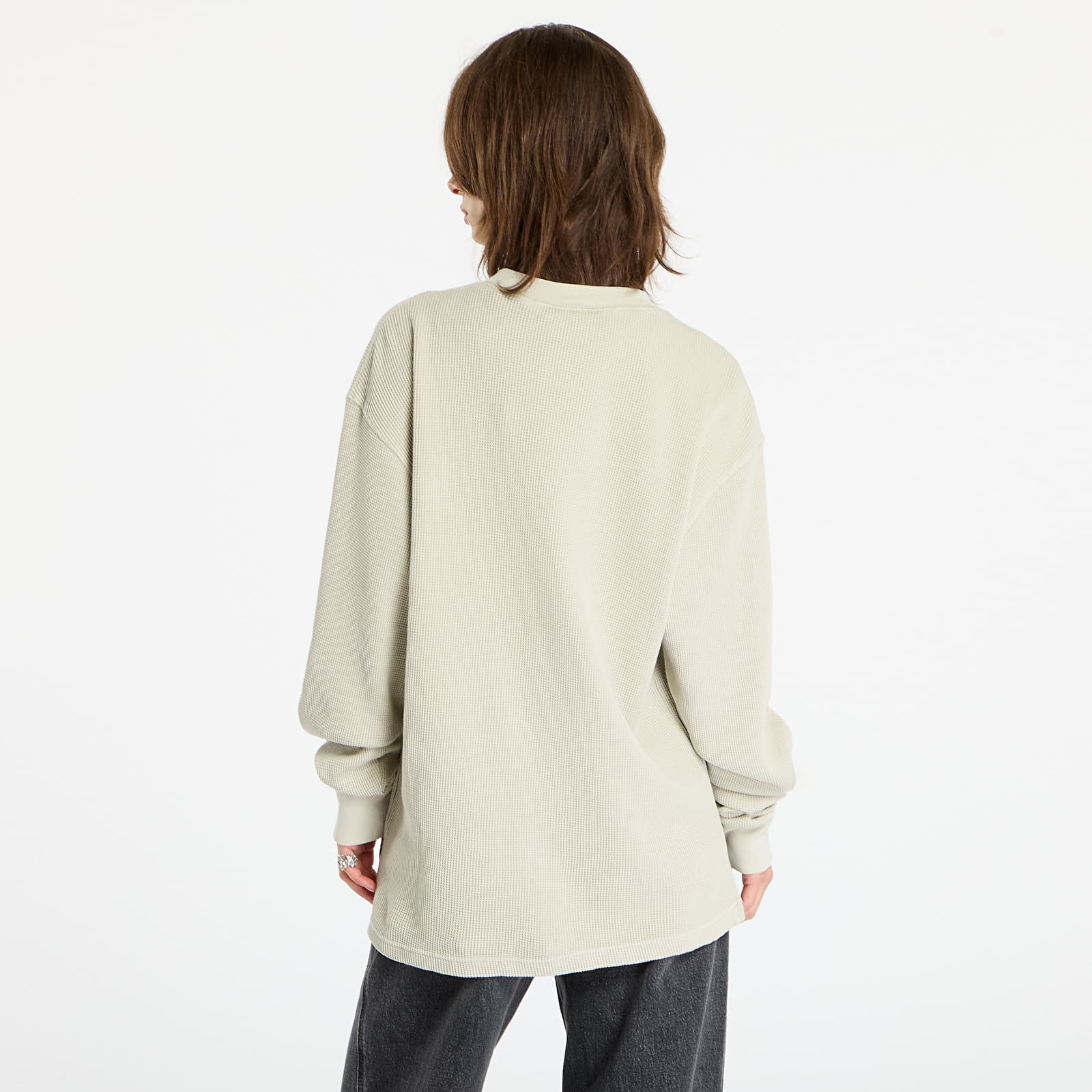 Tricouri bărbați Carhartt WIP L/S Vista Waffle T-Shirt Fleur De Sel Garment Dyed