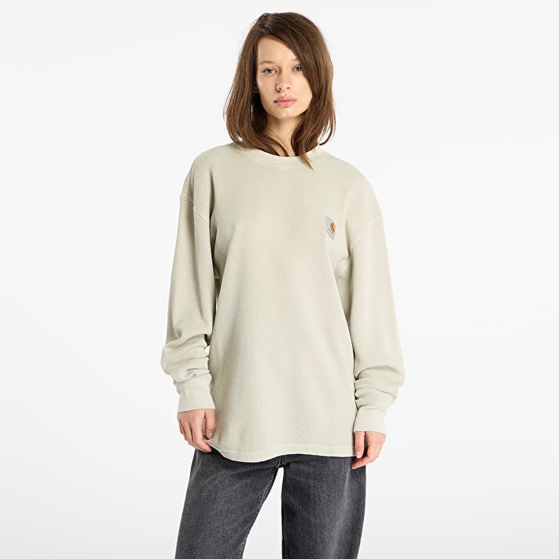 Tricou Carhartt WIP L/S Vista Waffle T-Shirt Fleur De Sel Garment Dyed