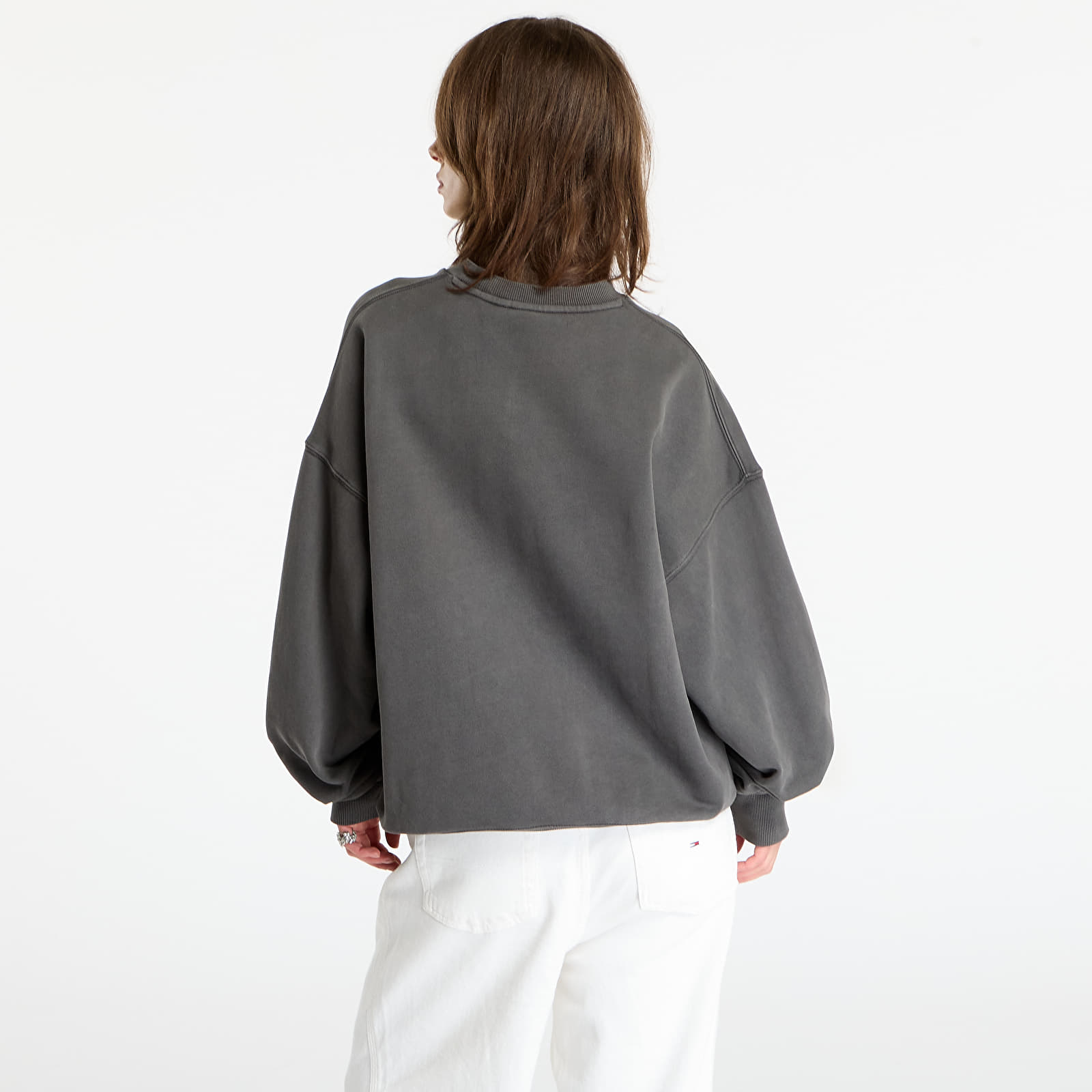 Miesten collegepaidat Carhartt WIP Benton Sweat UNISEX Graphite Garment Dyed