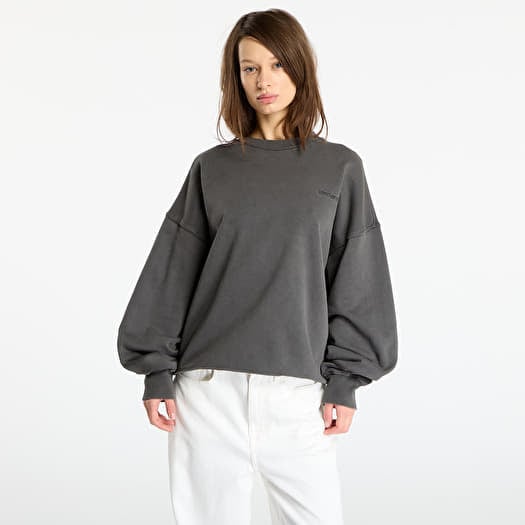 Sweatshirt Carhartt WIP Benton Sweat UNISEX Graphite Garment Dyed