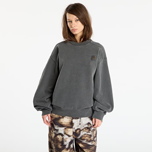 Sweatshirt Carhartt WIP Vista Sweat UNISEX Black Garment Dyed