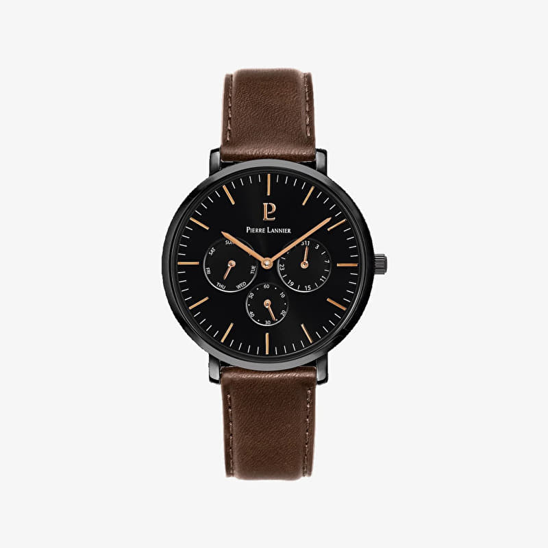 Ver Pierre Lannier Wrist Watch Echo 207J434 Black