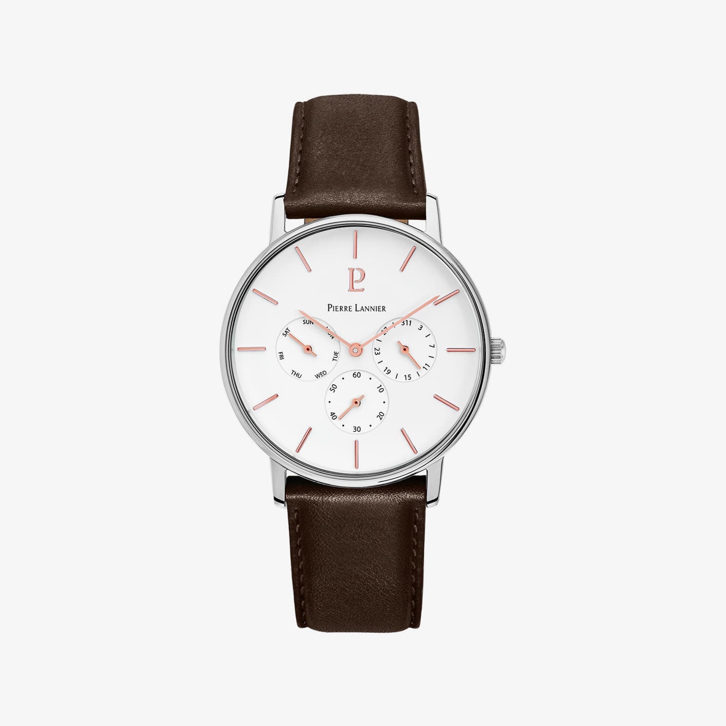 Vīriešu pulksteņi Pierre Lannier Wrist Watch Lecaré 208G104 Silver