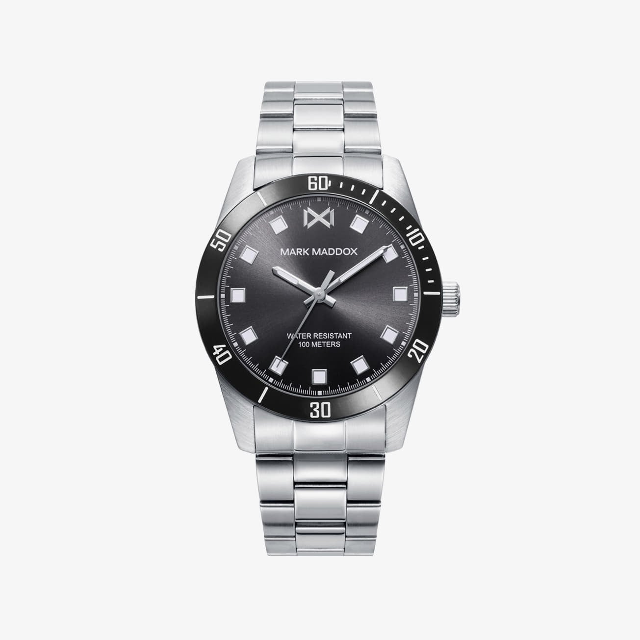 Ceasuri pentru bărbați Mark Maddox Wrist Watch Mission Hm0136-17 Silver/ Black