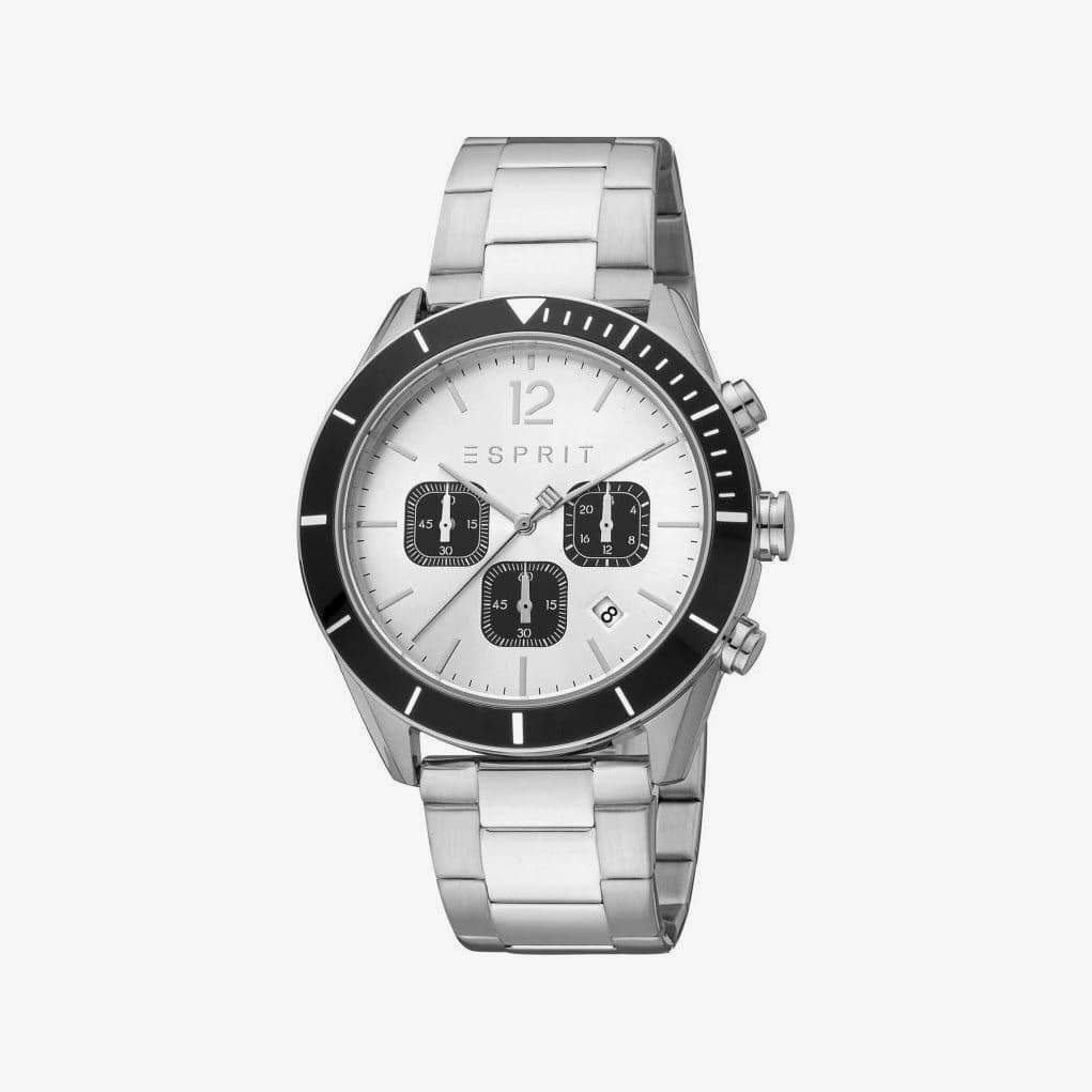 Vīriešu pulksteņi Esprit Wrist Watch Esprit Rob Es1G372M0045 Silver/ Grey