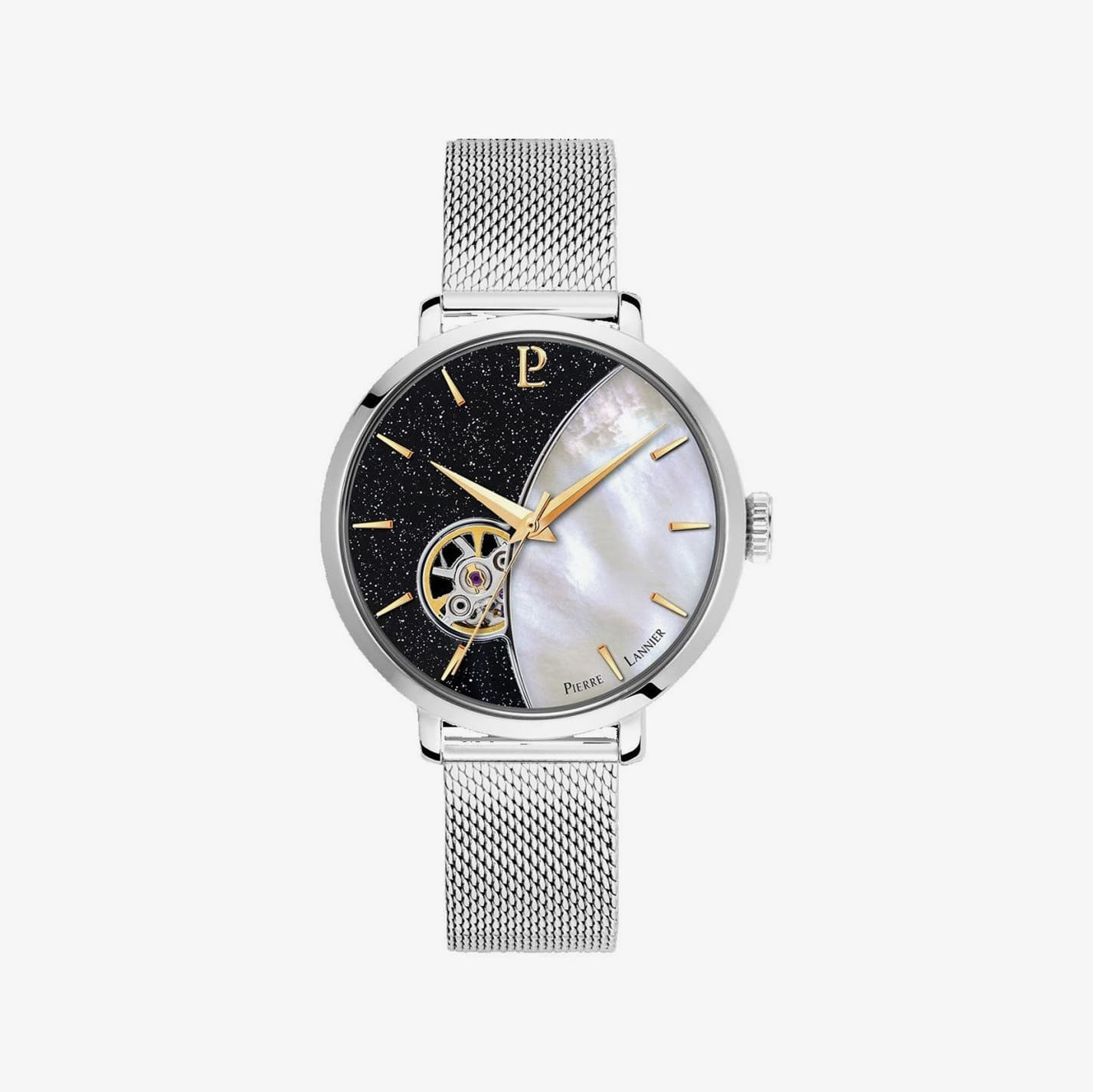 Vīriešu pulksteņi Pierre Lannier Wrist Watch Celeste 301D681 Silver