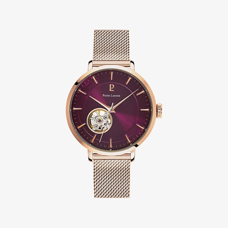 Se Pierre Lannier Wrist Watch Automatic 307F988 Rose Gold