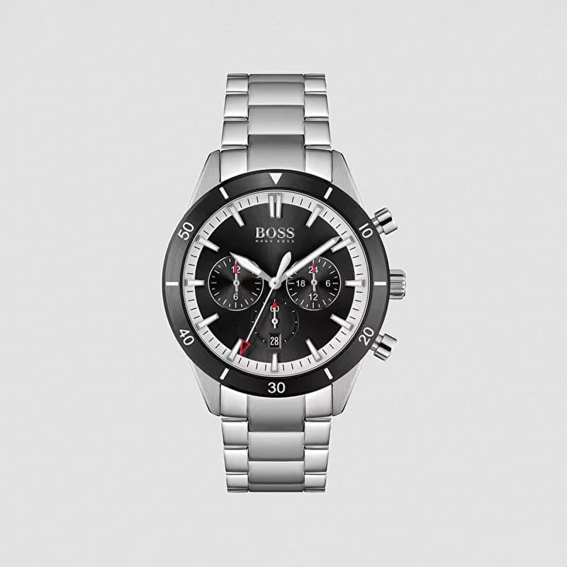 Watch Hugo Boss Wrist Watch Santiago 1513862 Silver/ Black