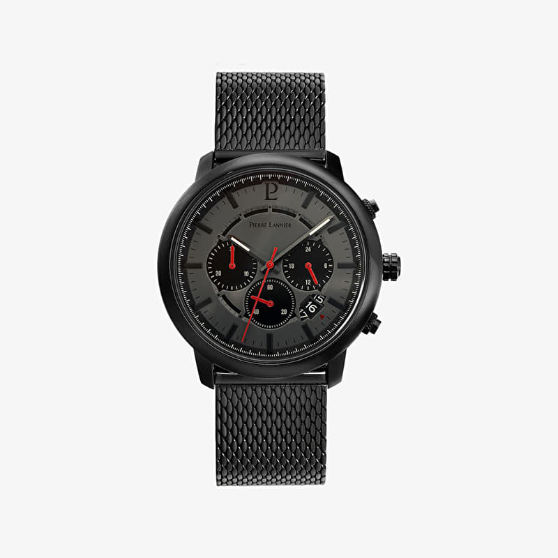 Watch Pierre Lannier Wrist Watch Impulsion 229F488 Black
