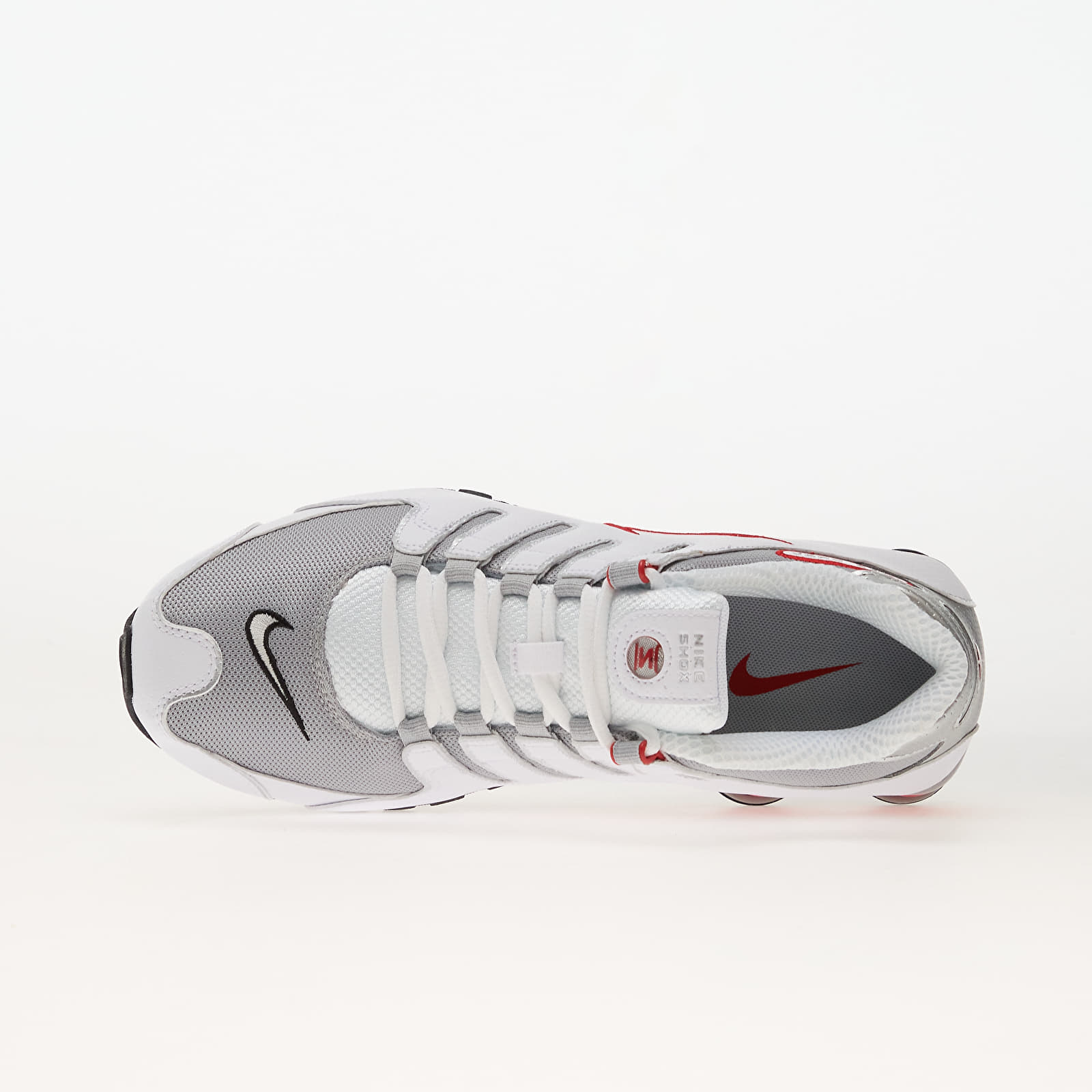 Men's sneakers and shoes Nike Shox Nz White/ Metallic Silver-Sport Red