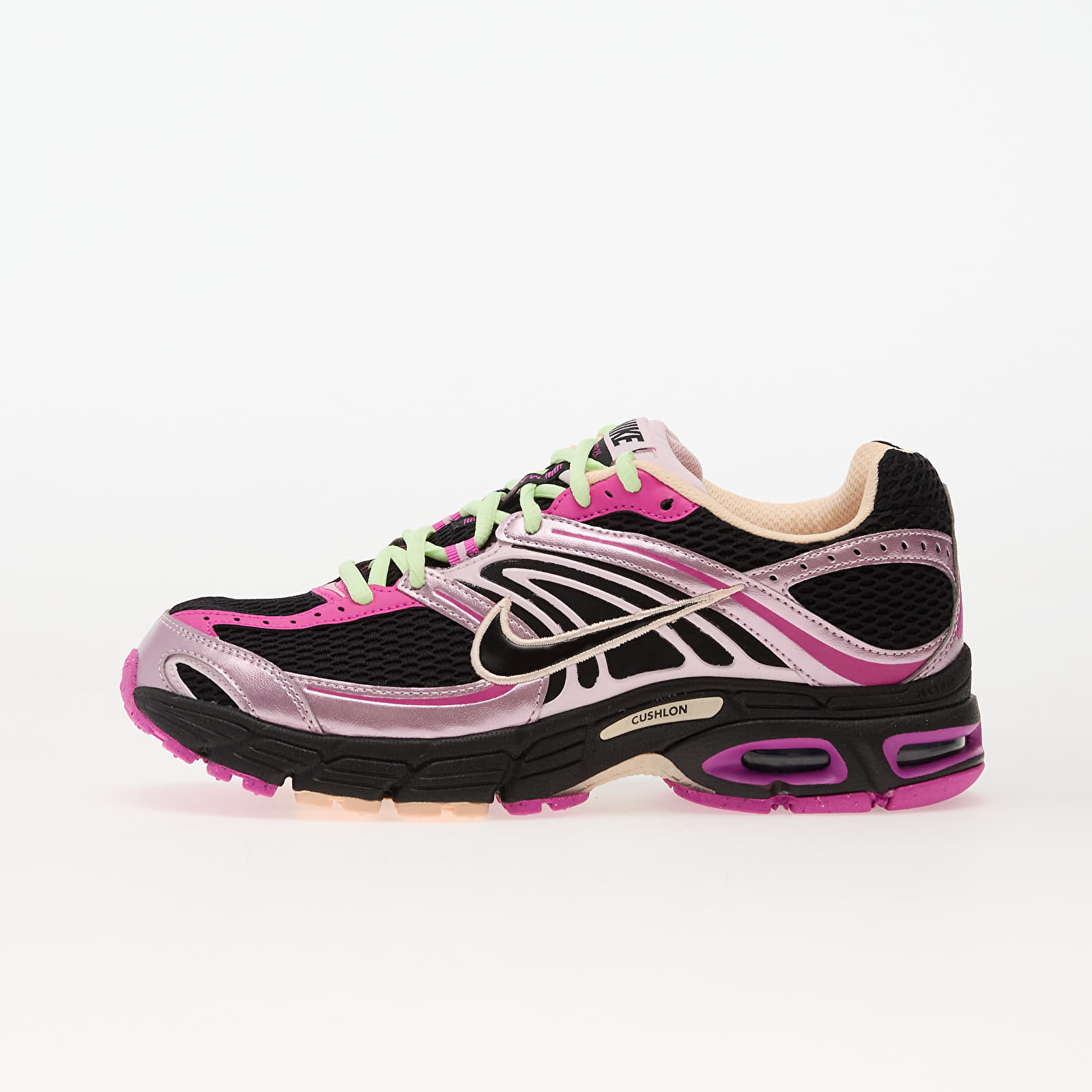 Women's sneakers and shoes Nike W Air Max Moto 2K Black/ Black-Fire Pink-Pink Foam-Crimson Tint-Barely Volt