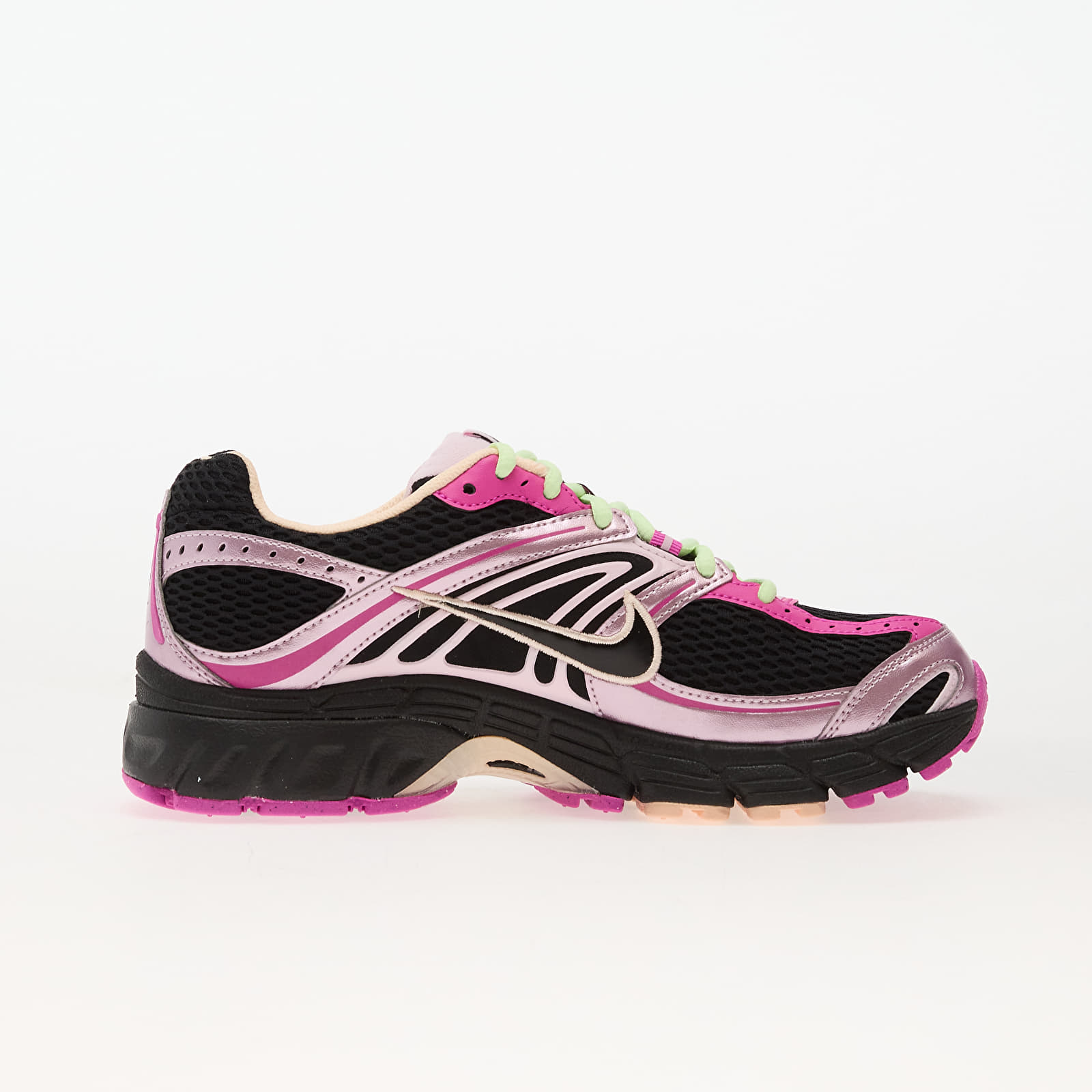 Women's sneakers and shoes Nike W Air Max Moto 2K Black/ Black-Fire Pink-Pink Foam-Crimson Tint-Barely Volt