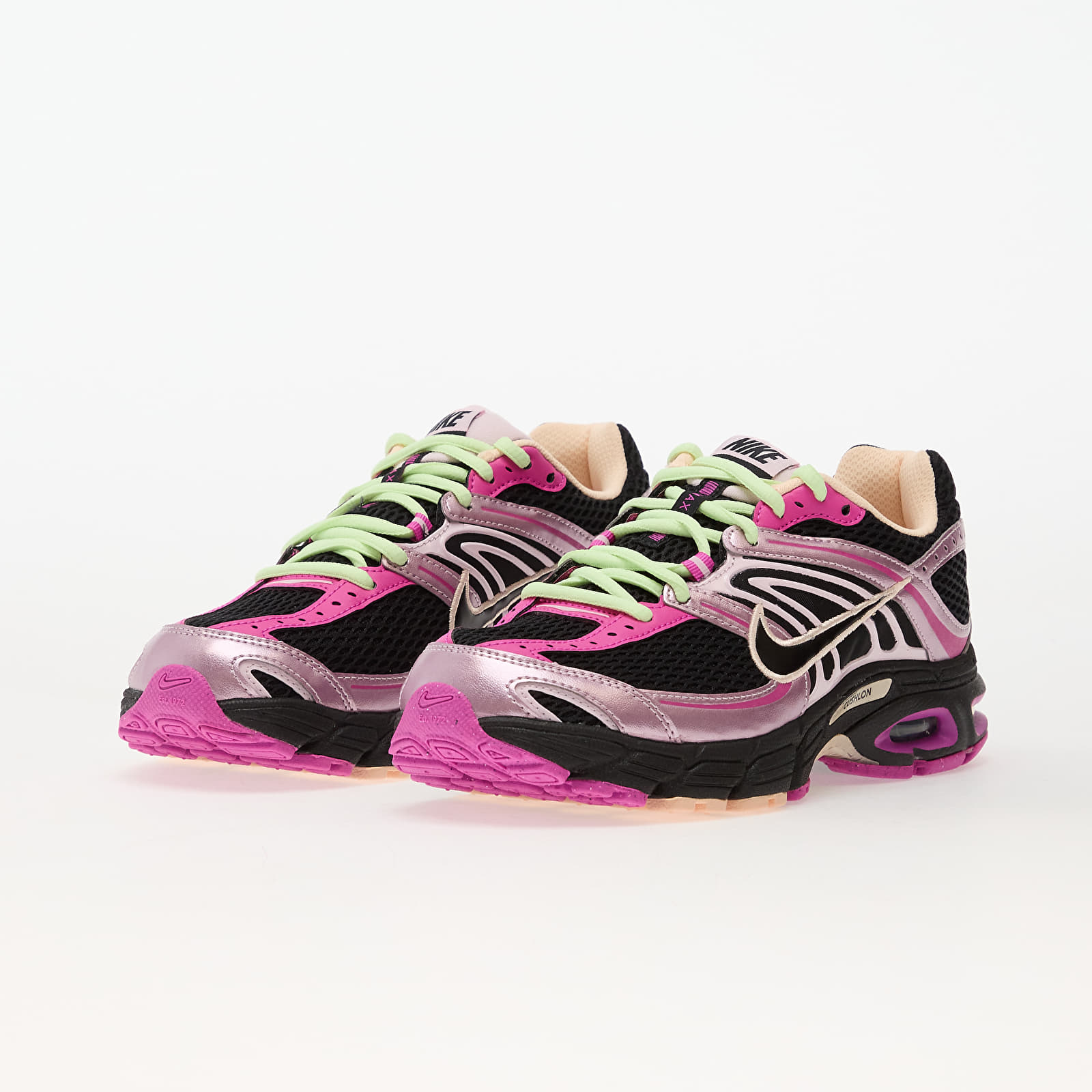 Women's sneakers and shoes Nike W Air Max Moto 2K Black/ Black-Fire Pink-Pink Foam-Crimson Tint-Barely Volt