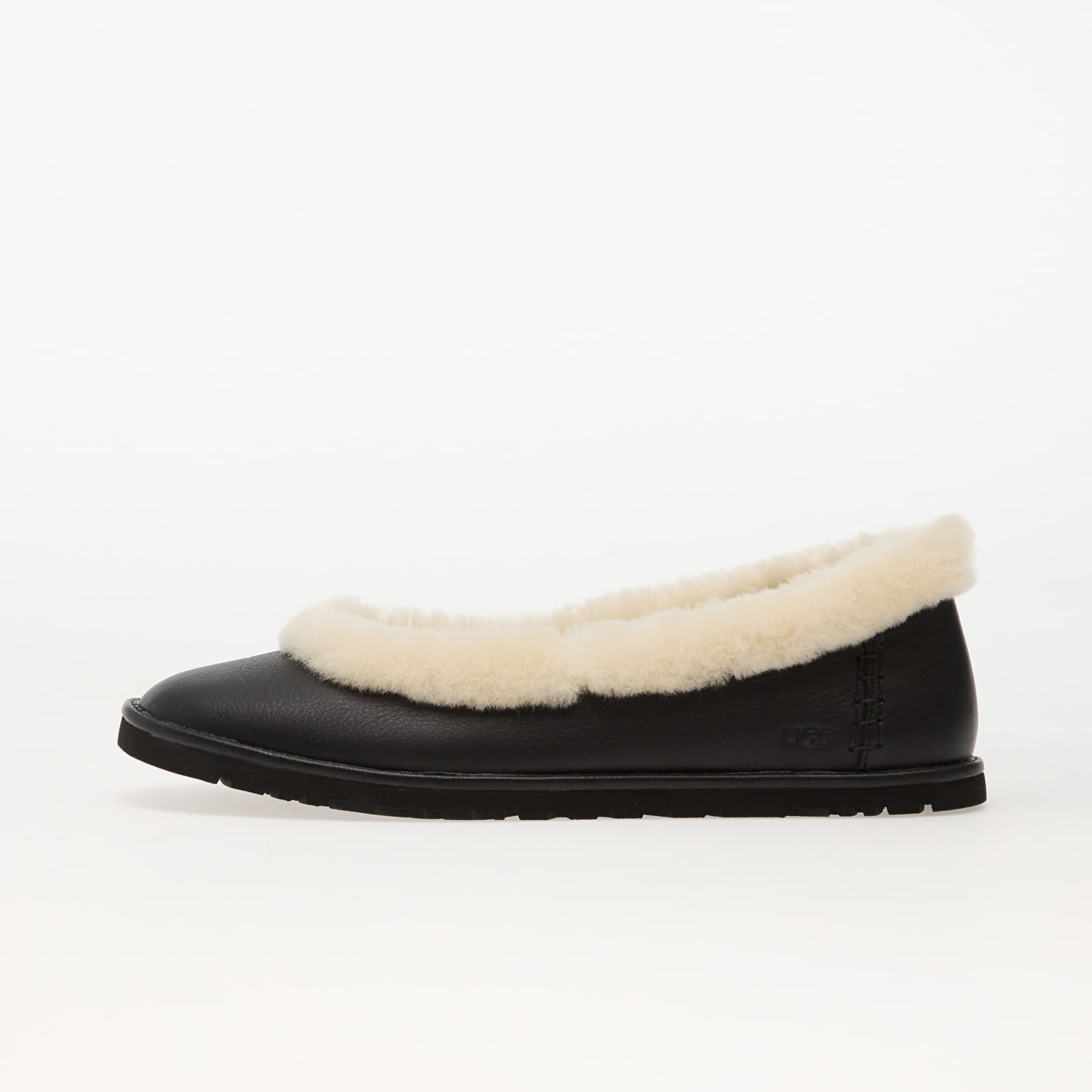 Sneakers UGG W Zora Leather Ballet Flat Black EUR 41